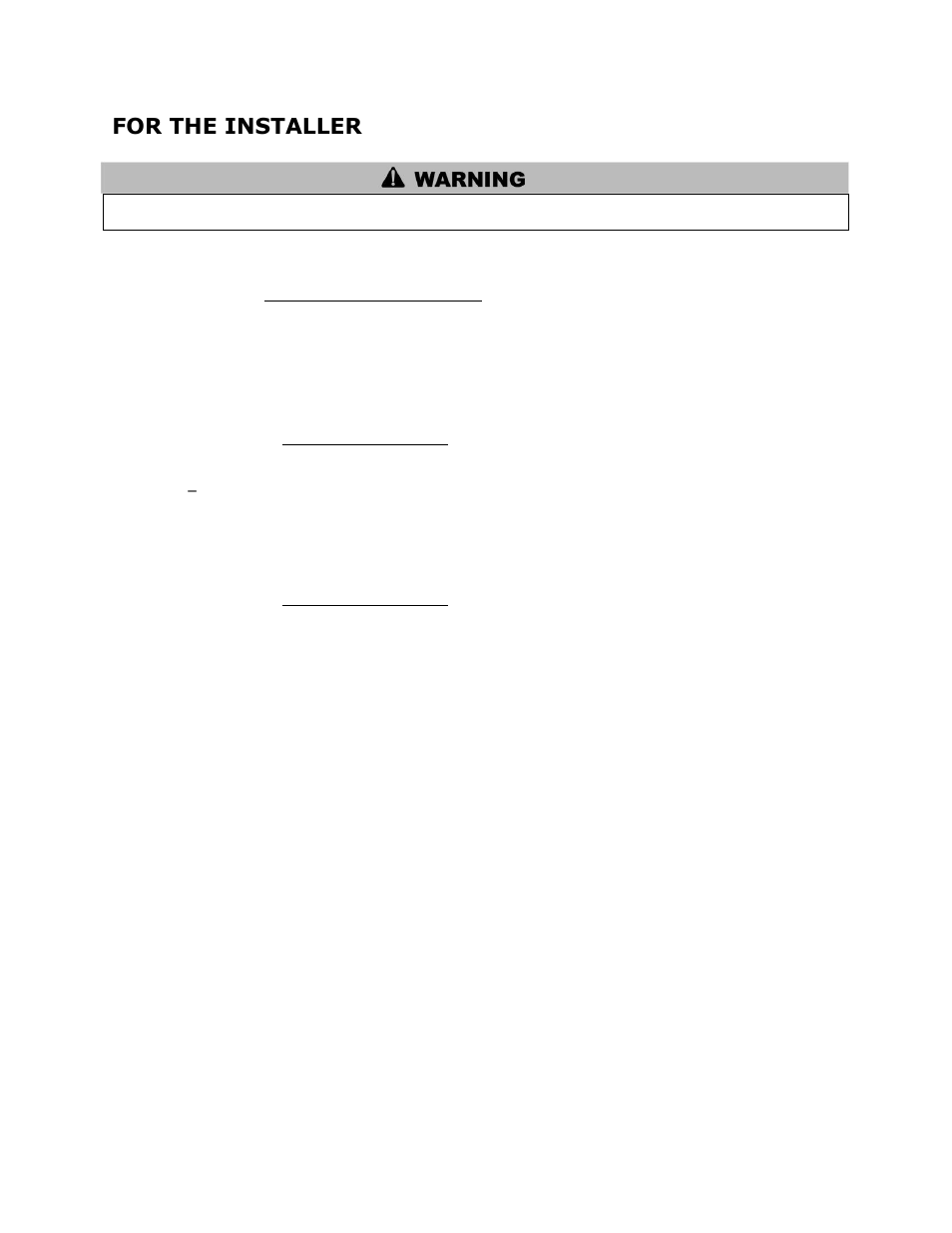 For the installer | HTP Oil-Fired Water Heater User Manual | Page 3 / 18