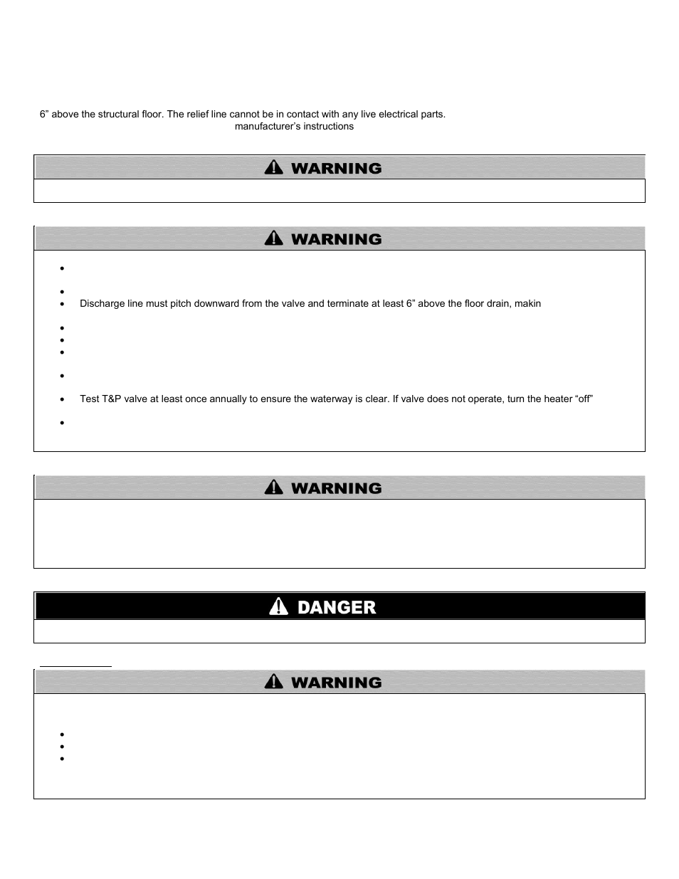 E. scalding | HTP SuperStor Ultra Indirect Fired Water Heaters User Manual | Page 12 / 35