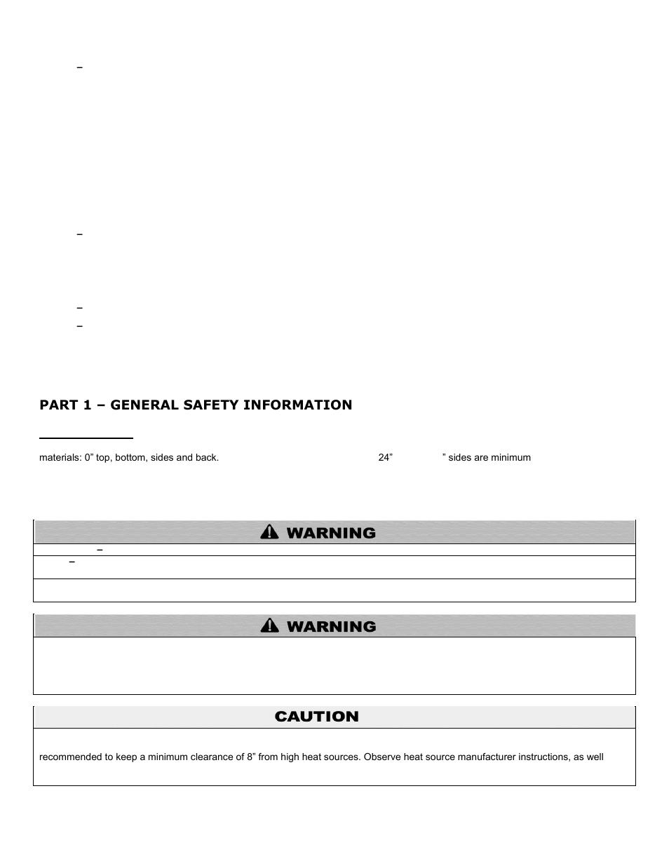 Part 1, General safety information, A. precautions | HTP SuperStor Ultra Indirect Fired Water Heaters User Manual | Page 3 / 35