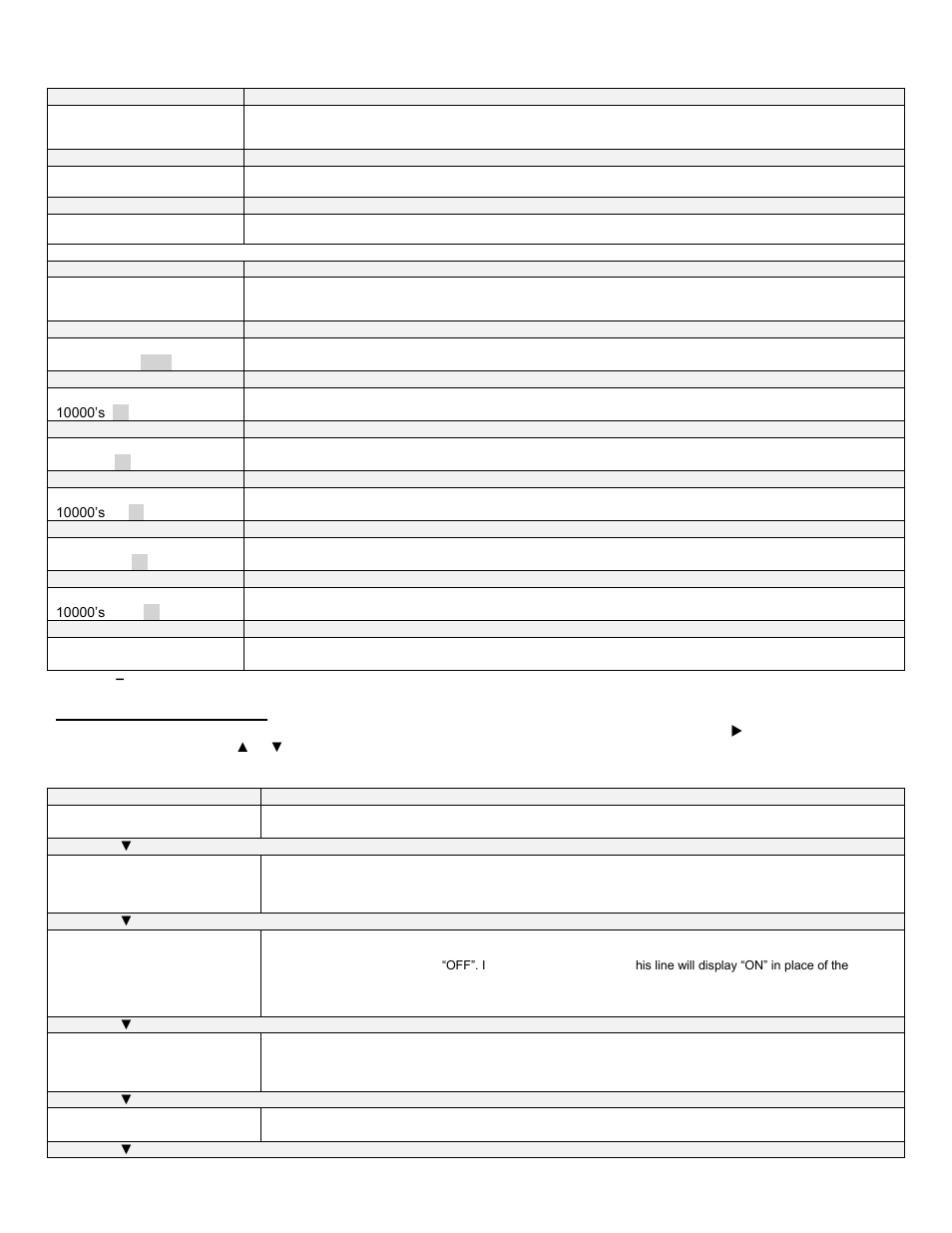 F. control status menu | HTP PHE199-119 User Manual | Page 56 / 70