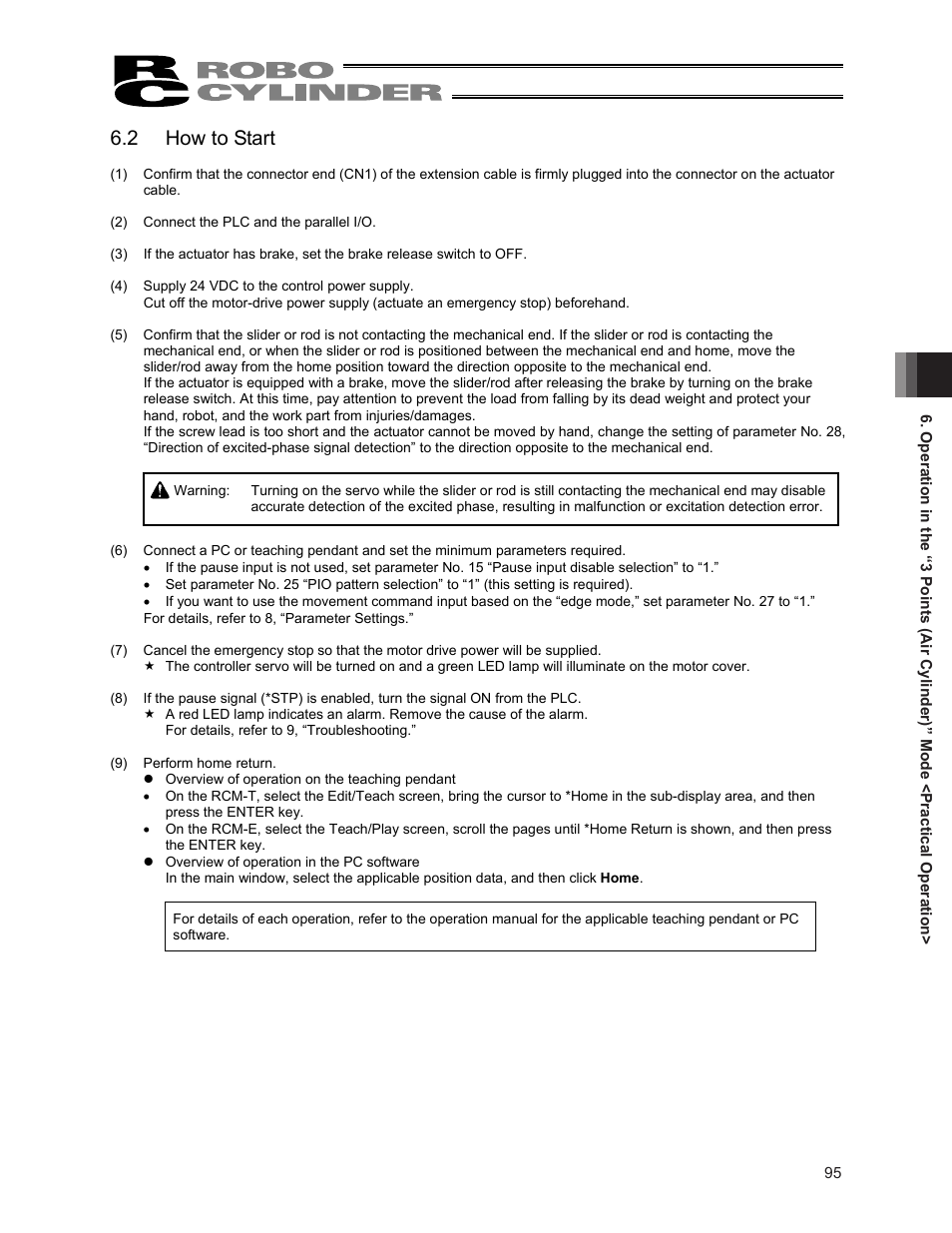 2 how to start | IAI America ERC2 User Manual | Page 109 / 188