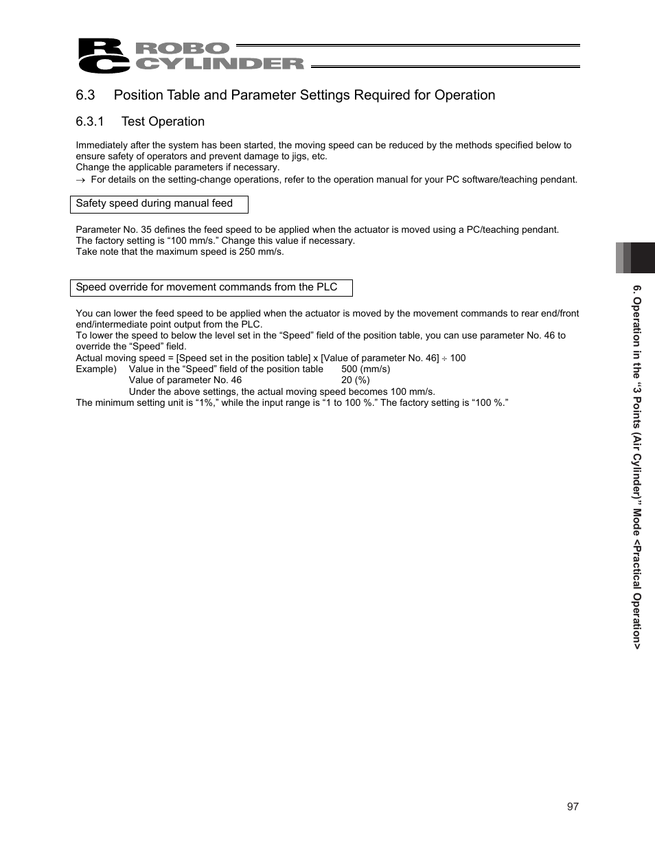 1 test operation | IAI America ERC2 User Manual | Page 111 / 188