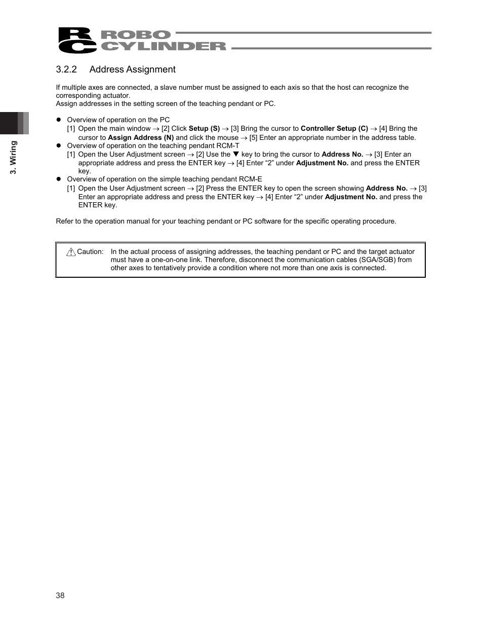 2 address assignment | IAI America ERC2 User Manual | Page 52 / 188