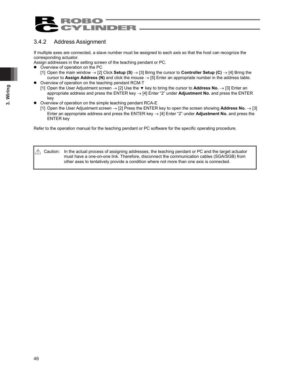 2 address assignment | IAI America ERC2 User Manual | Page 60 / 188