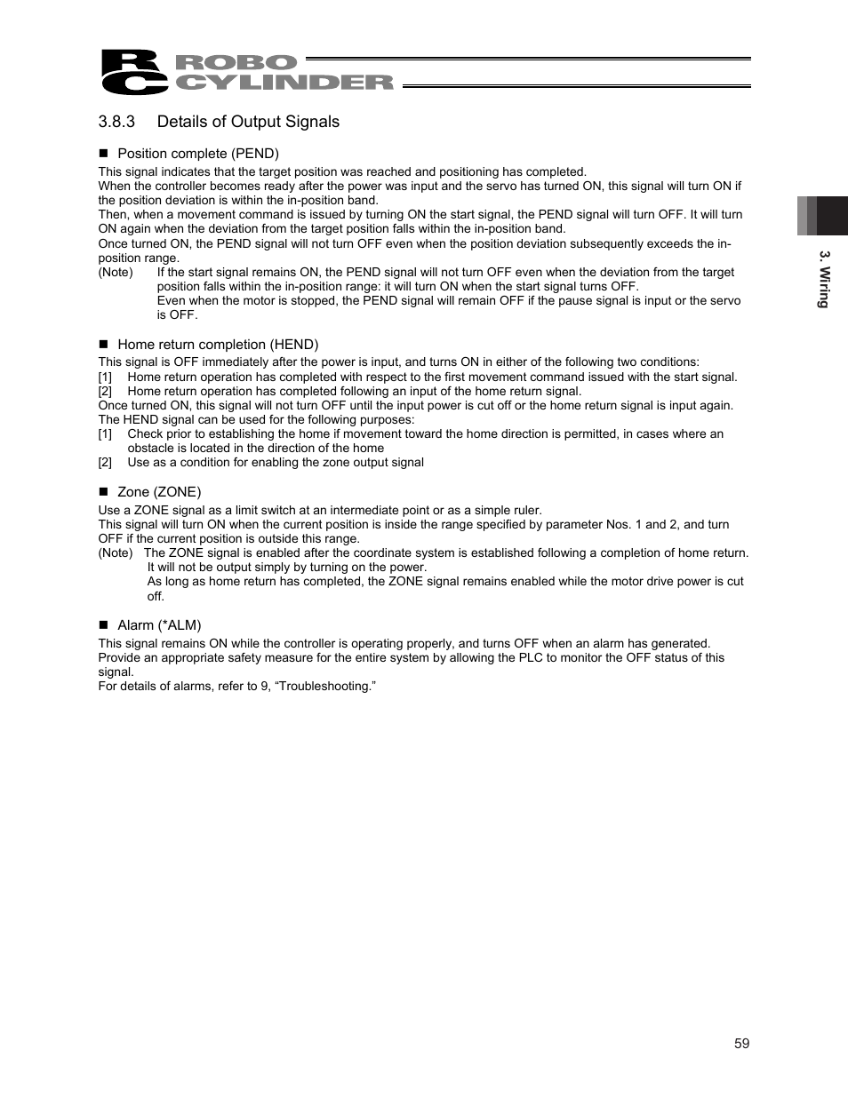 3 details of output signals | IAI America ERC2 User Manual | Page 73 / 188