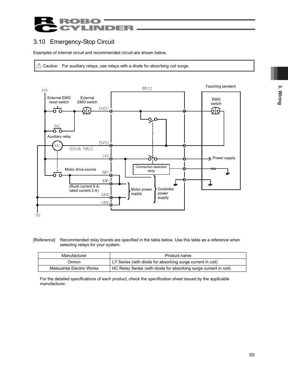 10 emergency-stop circuit | IAI America ERC2 User Manual | Page 79 / 188