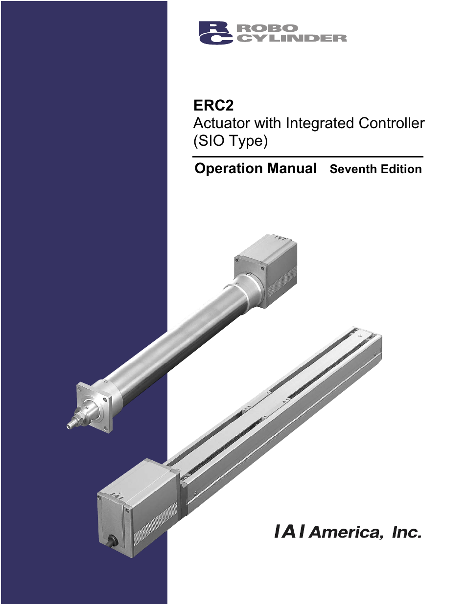 IAI America ERC2 User Manual | 138 pages