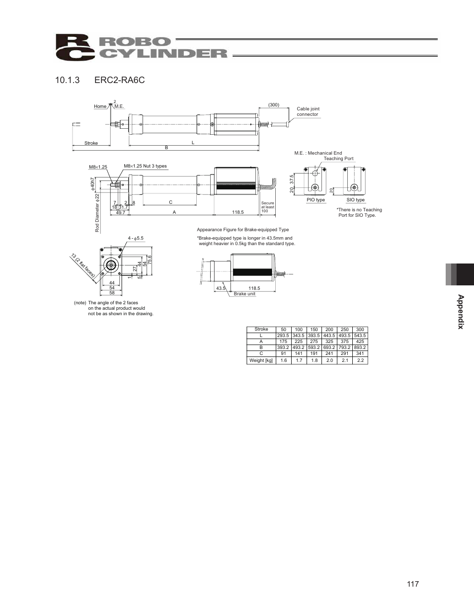 2 recording of position table, . erc-rac, Rec or ded dat e | IAI America ERC2 User Manual | Page 127 / 138