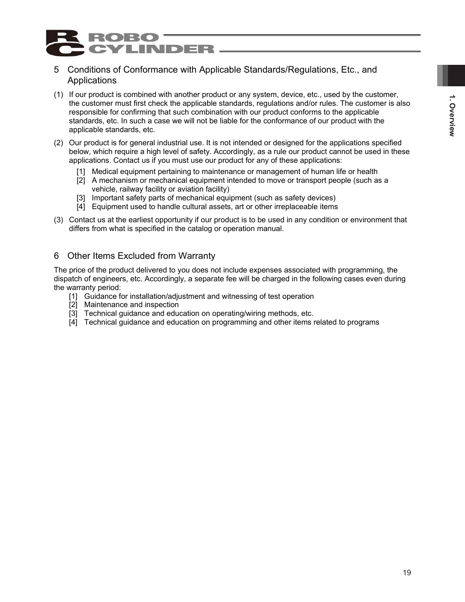 6 warranty period and scope of warranty | IAI America ERC2 User Manual | Page 29 / 138