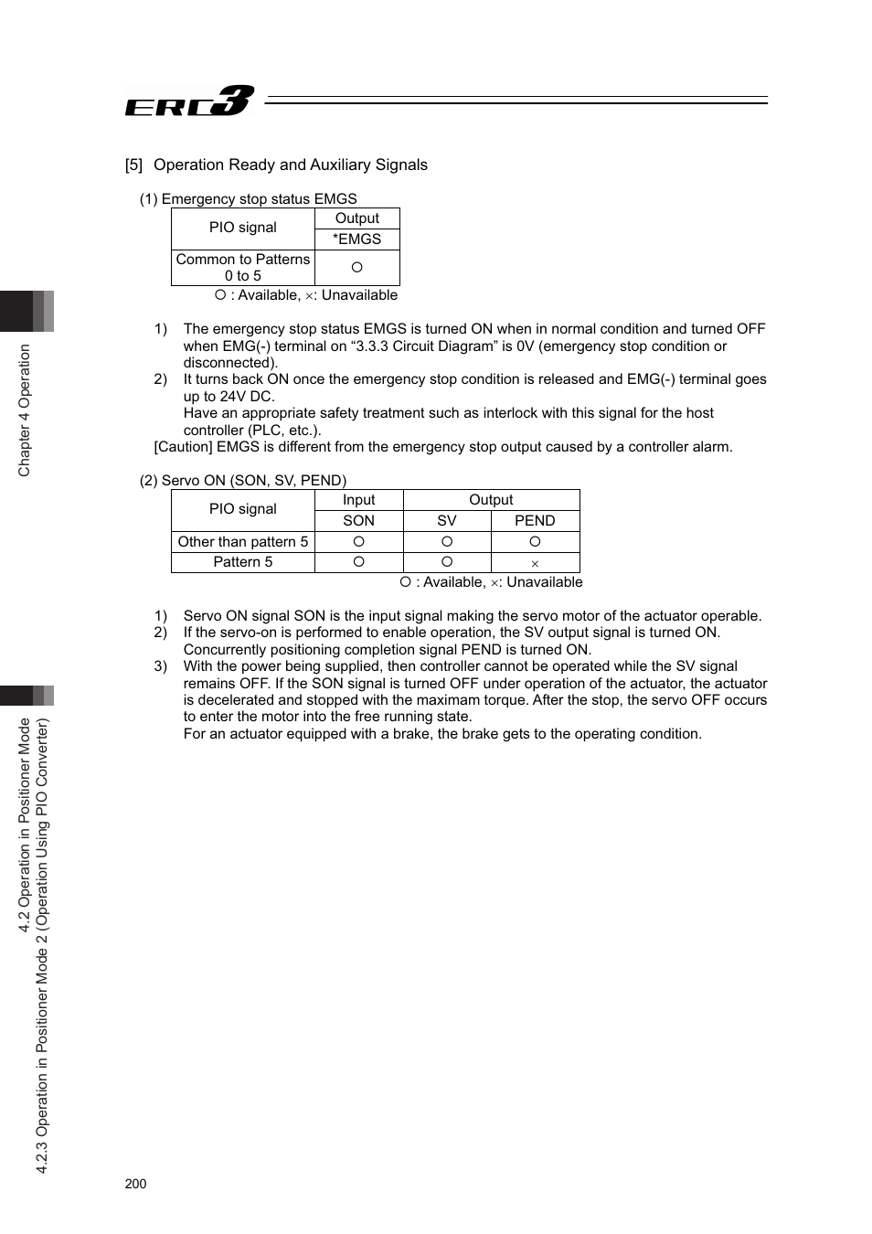 5] operation ready and auxiliary signals | IAI America ERC3 User Manual | Page 210 / 438
