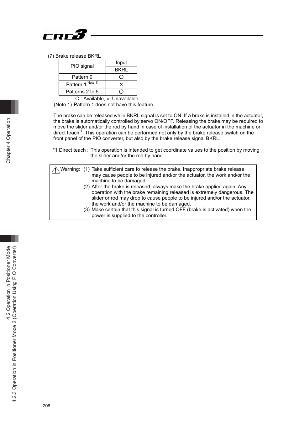 IAI America ERC3 User Manual | Page 218 / 438