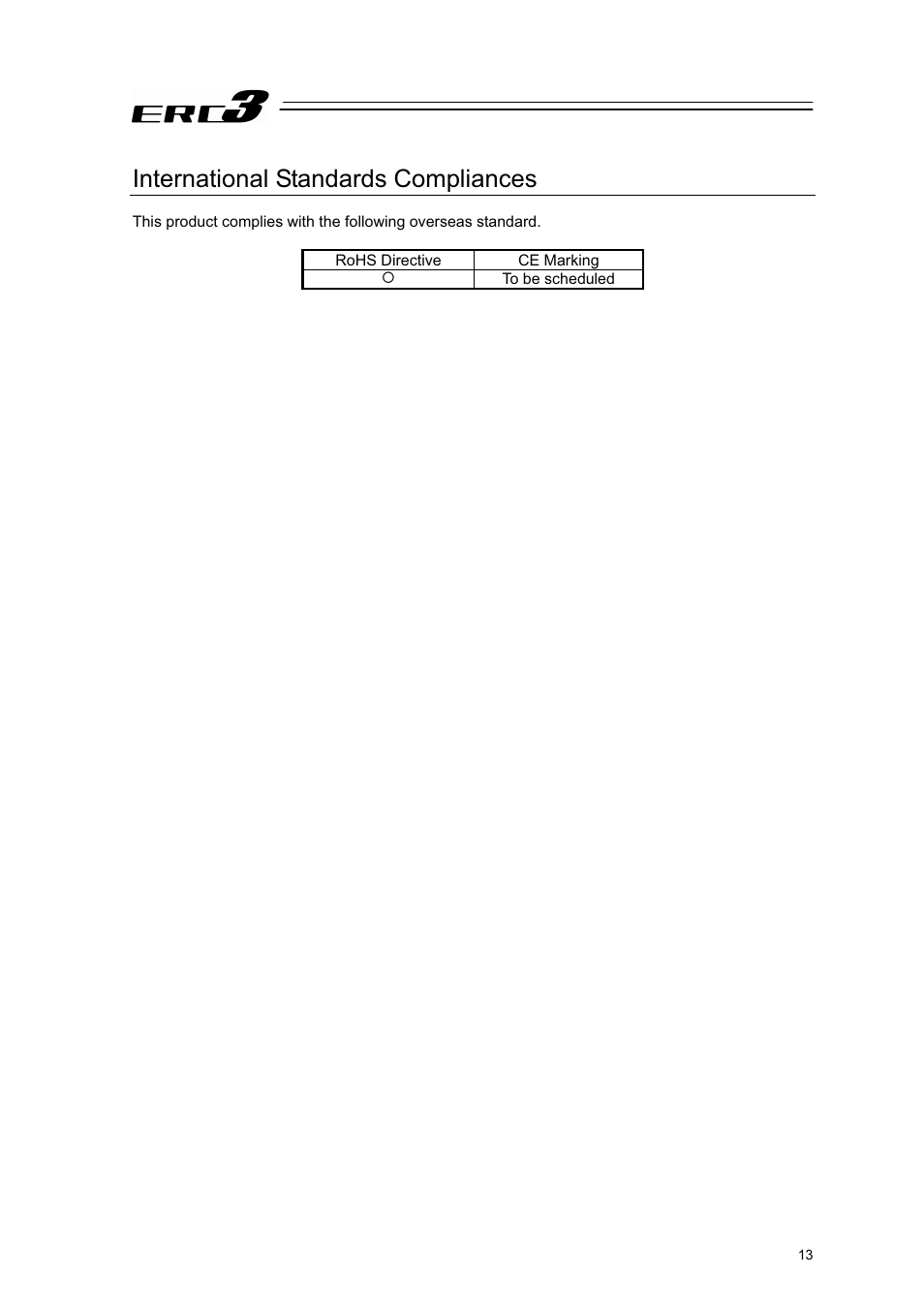 International standards compliances | IAI America ERC3 User Manual | Page 23 / 438