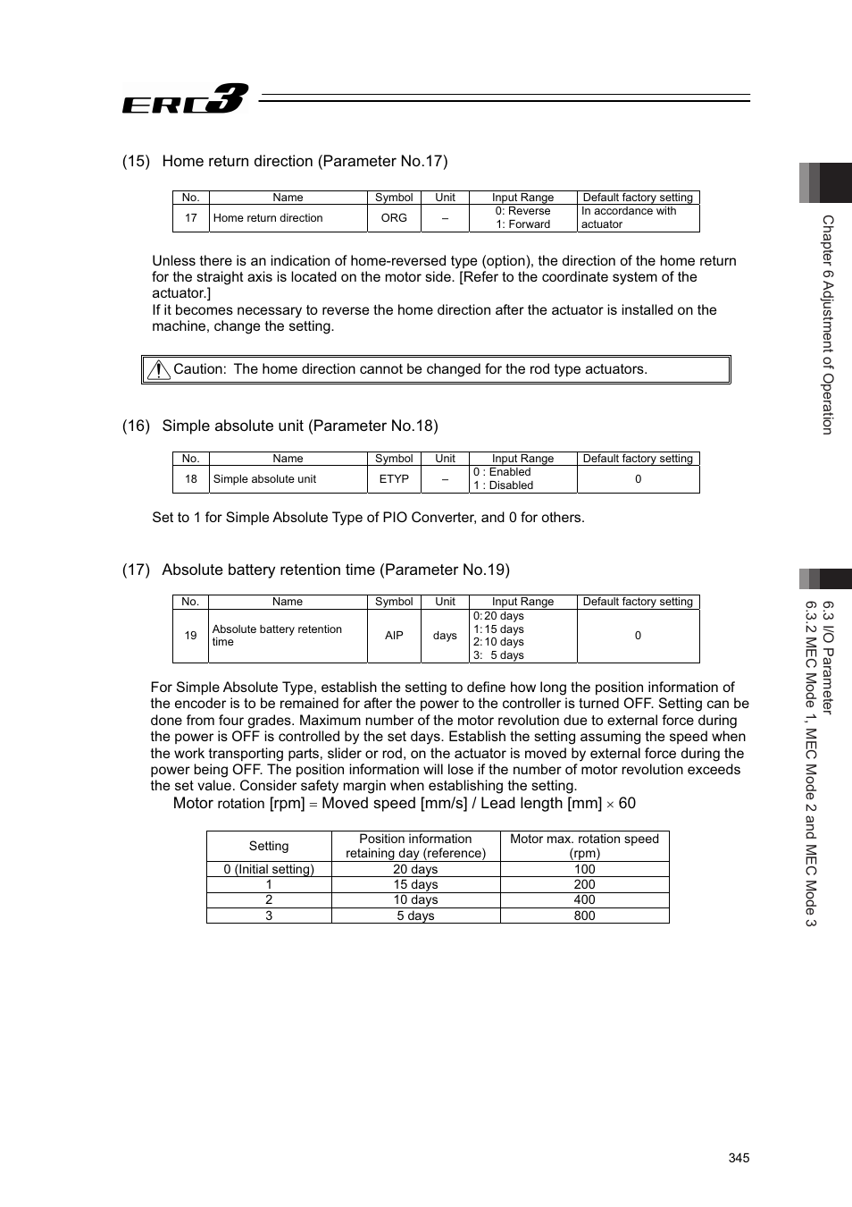 IAI America ERC3 User Manual | Page 355 / 438