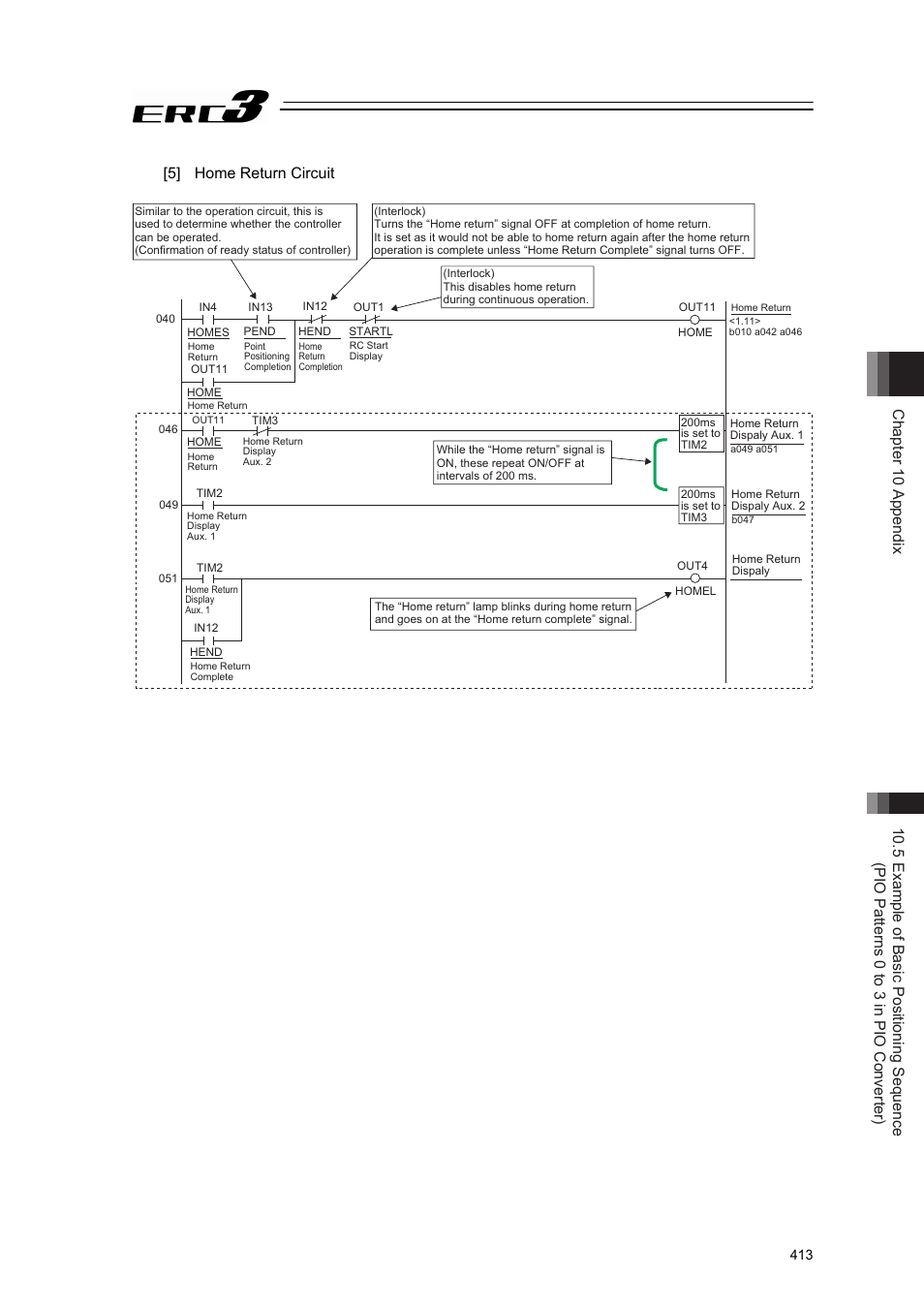5] home return circuit | IAI America ERC3 User Manual | Page 423 / 438