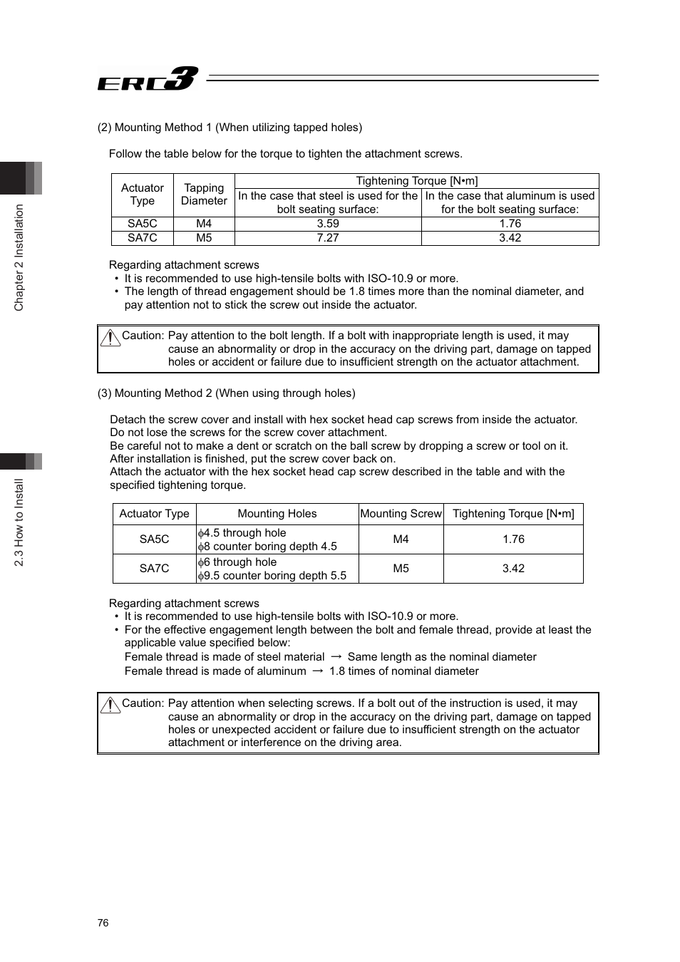 IAI America ERC3 User Manual | Page 86 / 438