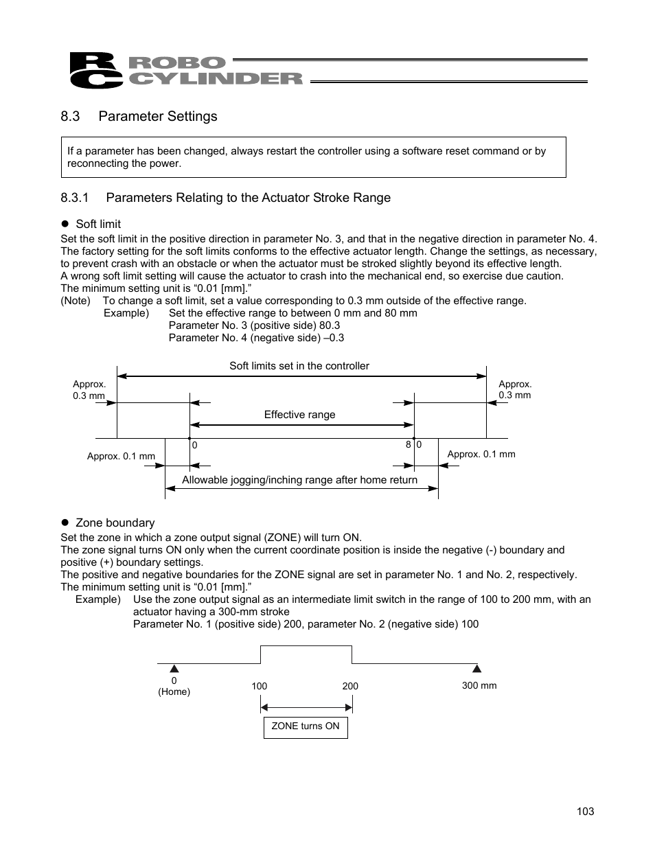 3 parameter settings | IAI America ERC User Manual | Page 123 / 153
