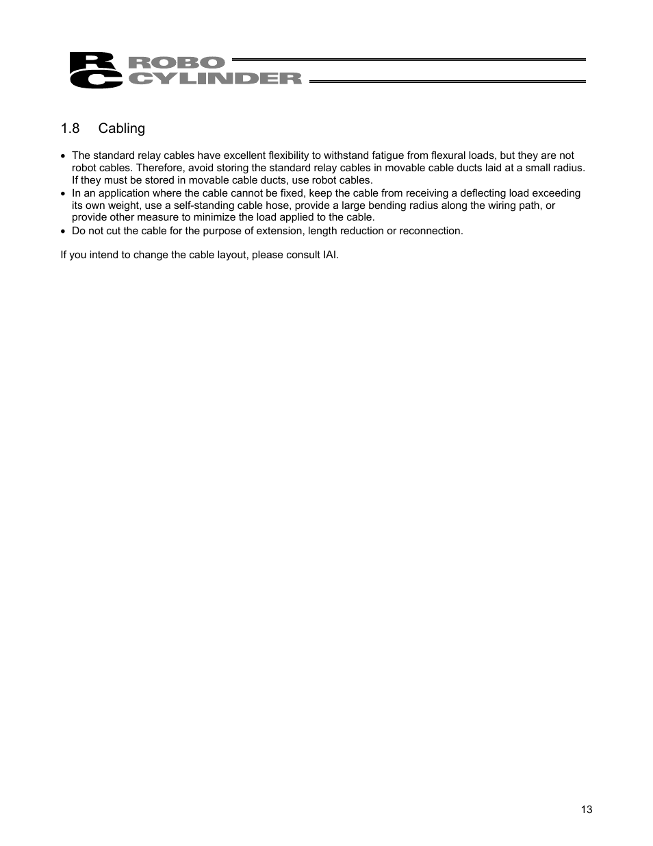 8 cabling | IAI America ERC User Manual | Page 33 / 153