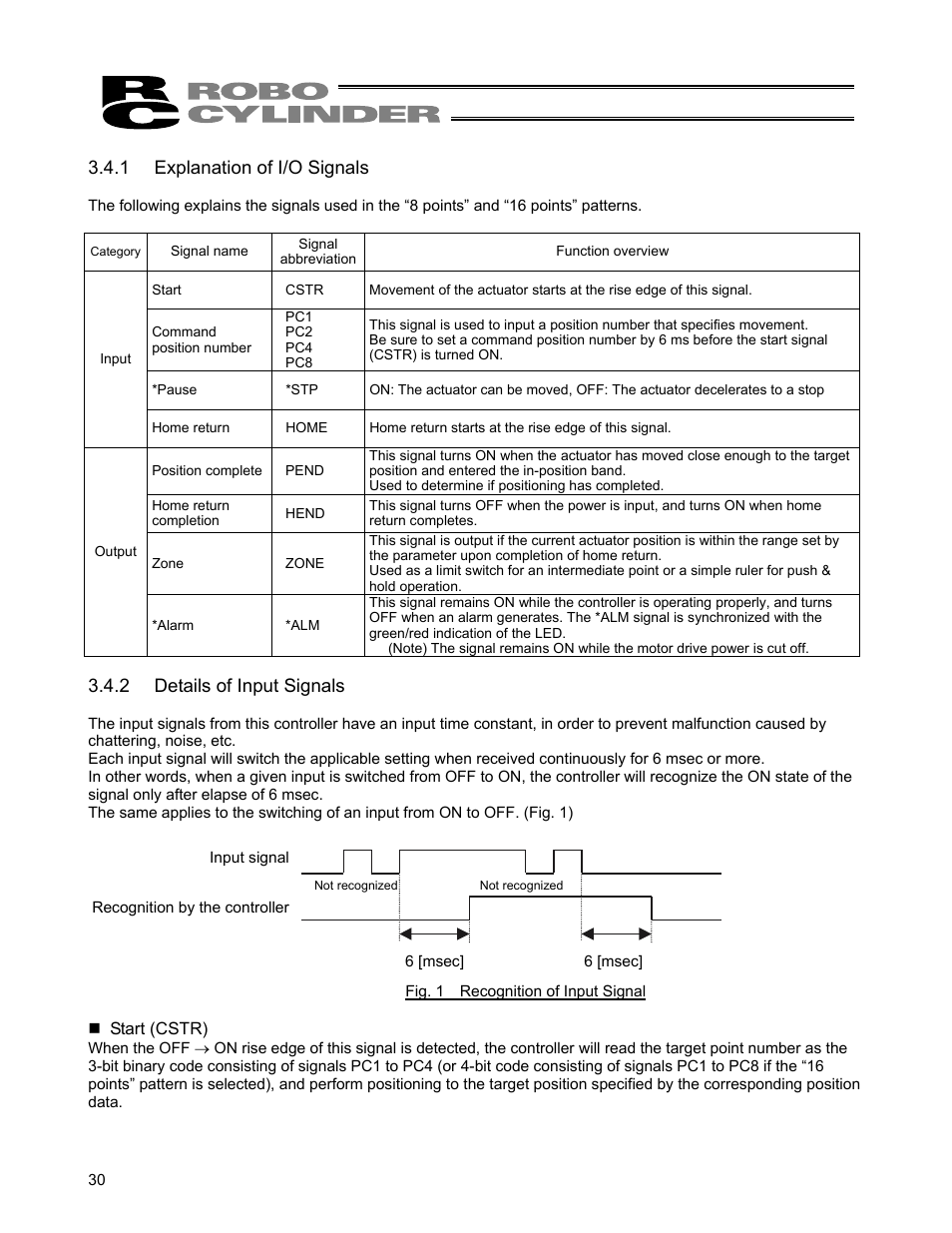 1 explanation of i/o signals, 2 details of input signals | IAI America ERC User Manual | Page 50 / 153