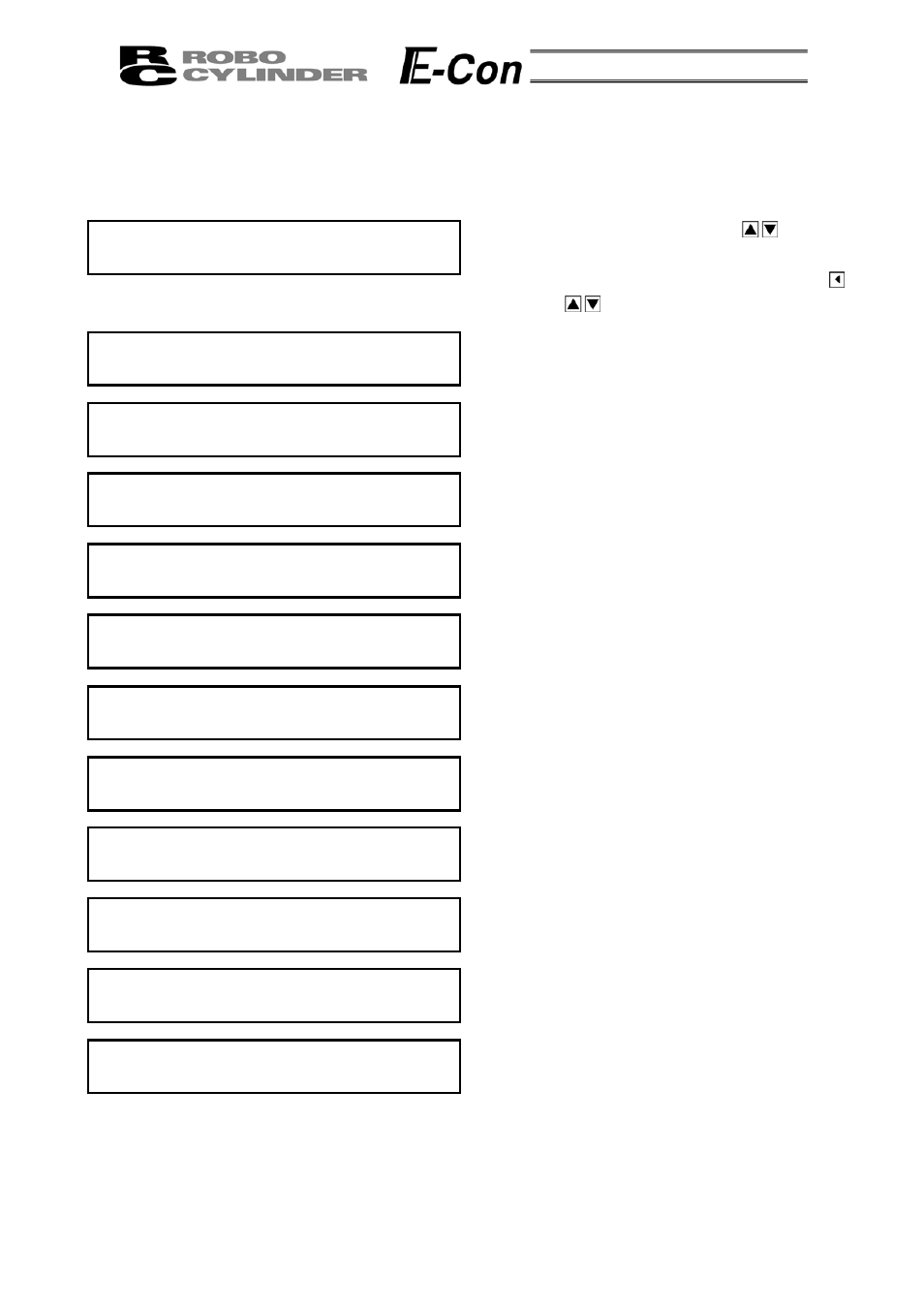 Monitor, 5 monitor, Mode select a. 00 * monitor | Monitor a. 00 servo on, Monitor a. 00 in start off, Monitor a. 00 in pos no. 00, Monitor a. 00 in_res on, Monitor a. 00 in son 00, Monitor a. 00 in_stp on, Monitor a. 00 out pos no. 00 | IAI America RCA-P User Manual | Page 34 / 42