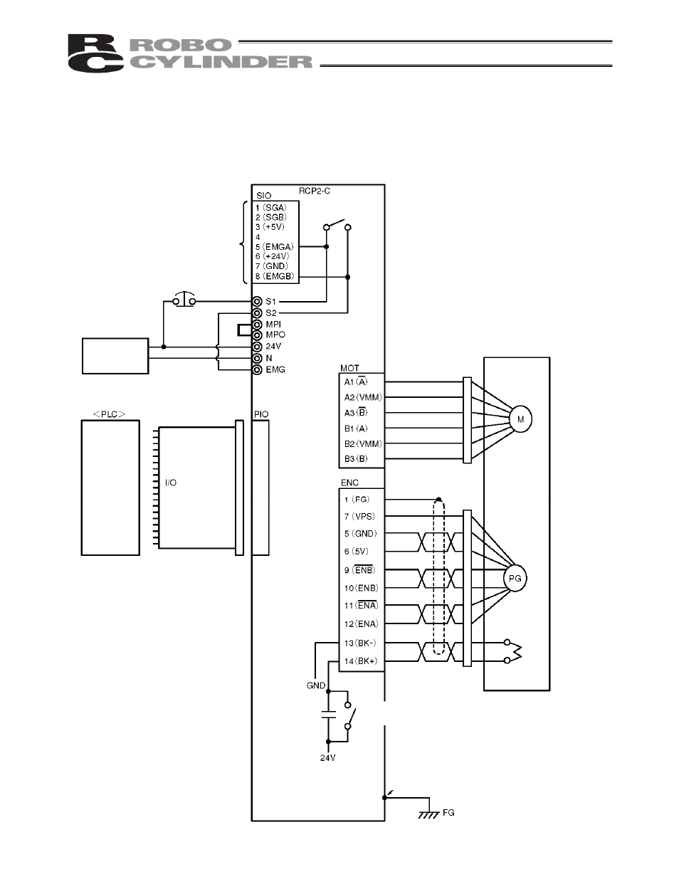 2 external connection diagram, External connection diagram | IAI America RCP2-CF User Manual | Page 39 / 178