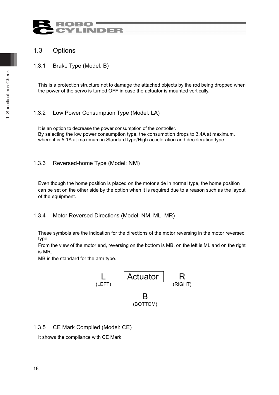 3 options, Actuator r | IAI America RCS2-A6R User Manual | Page 24 / 72