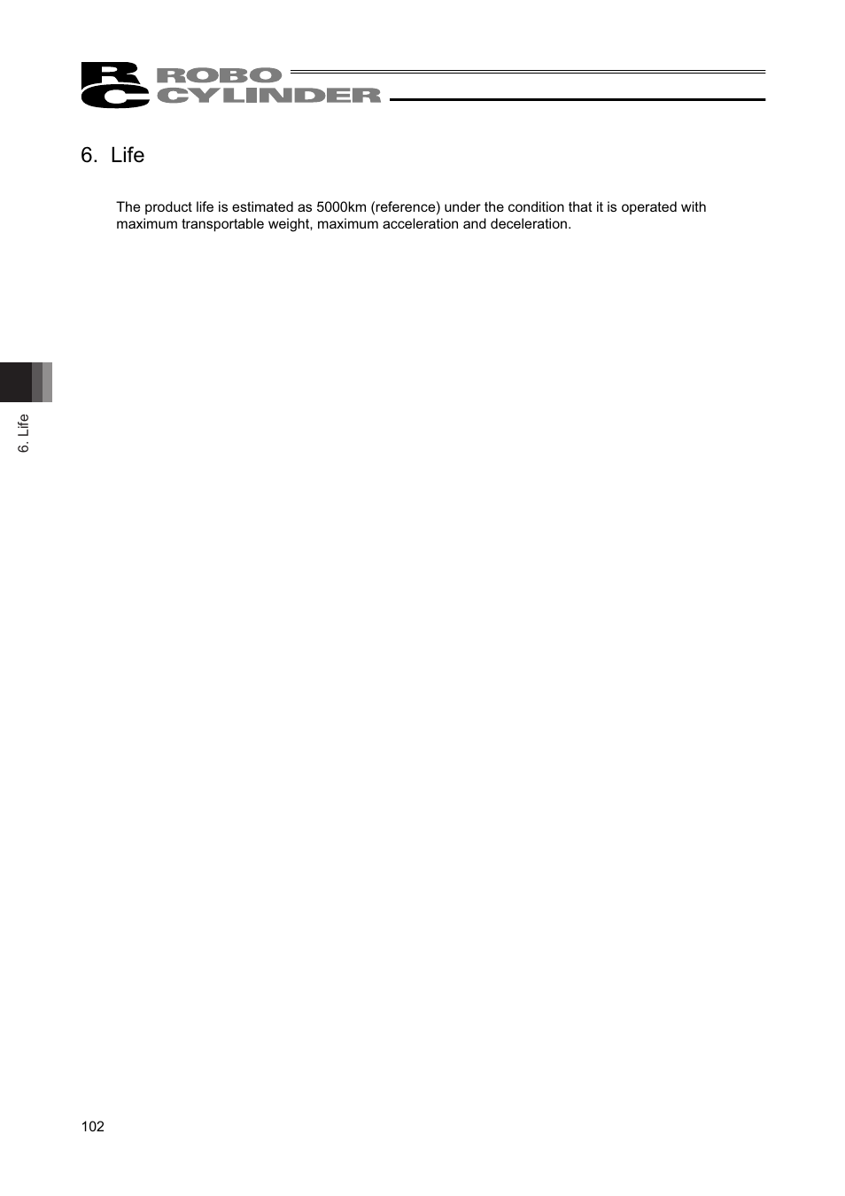 Life | IAI America RCAW User Manual | Page 108 / 114