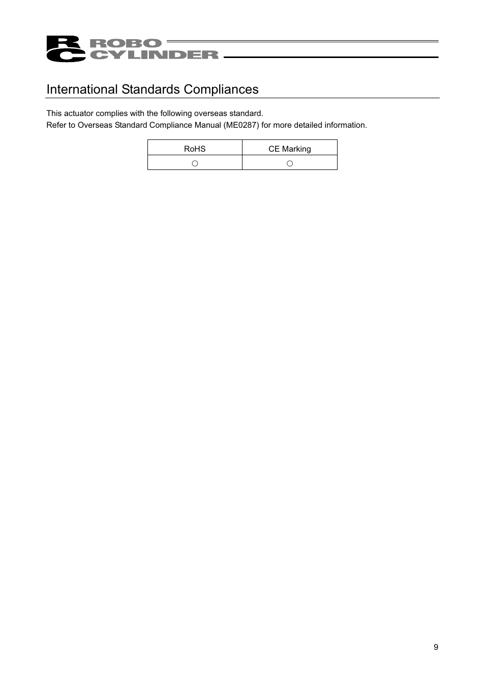 International standards compliances | IAI America RCAW User Manual | Page 15 / 114