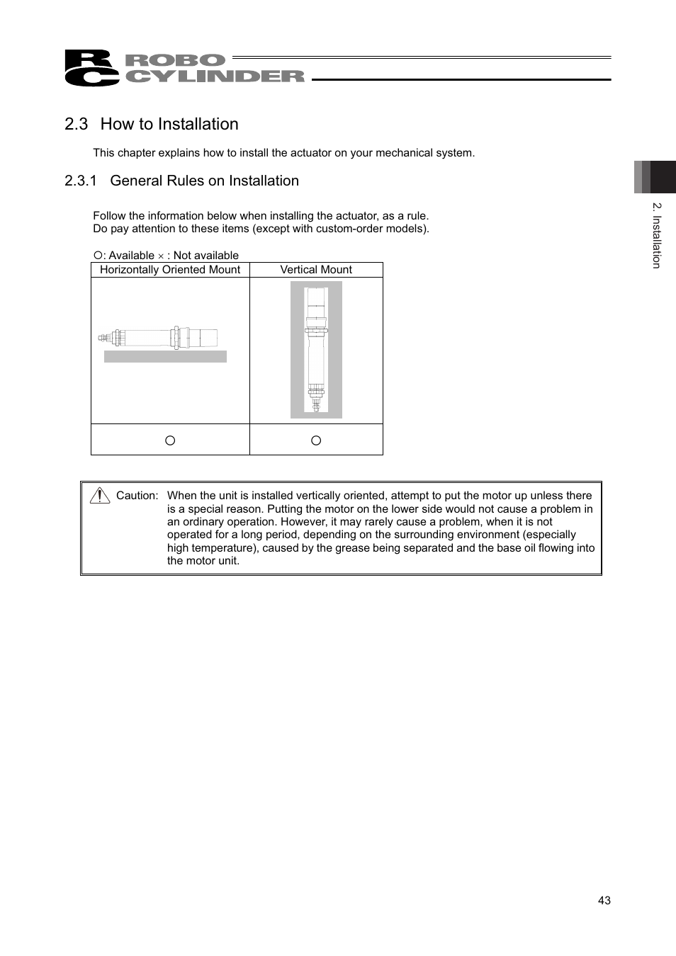 3 how to installation | IAI America RCAW User Manual | Page 49 / 114