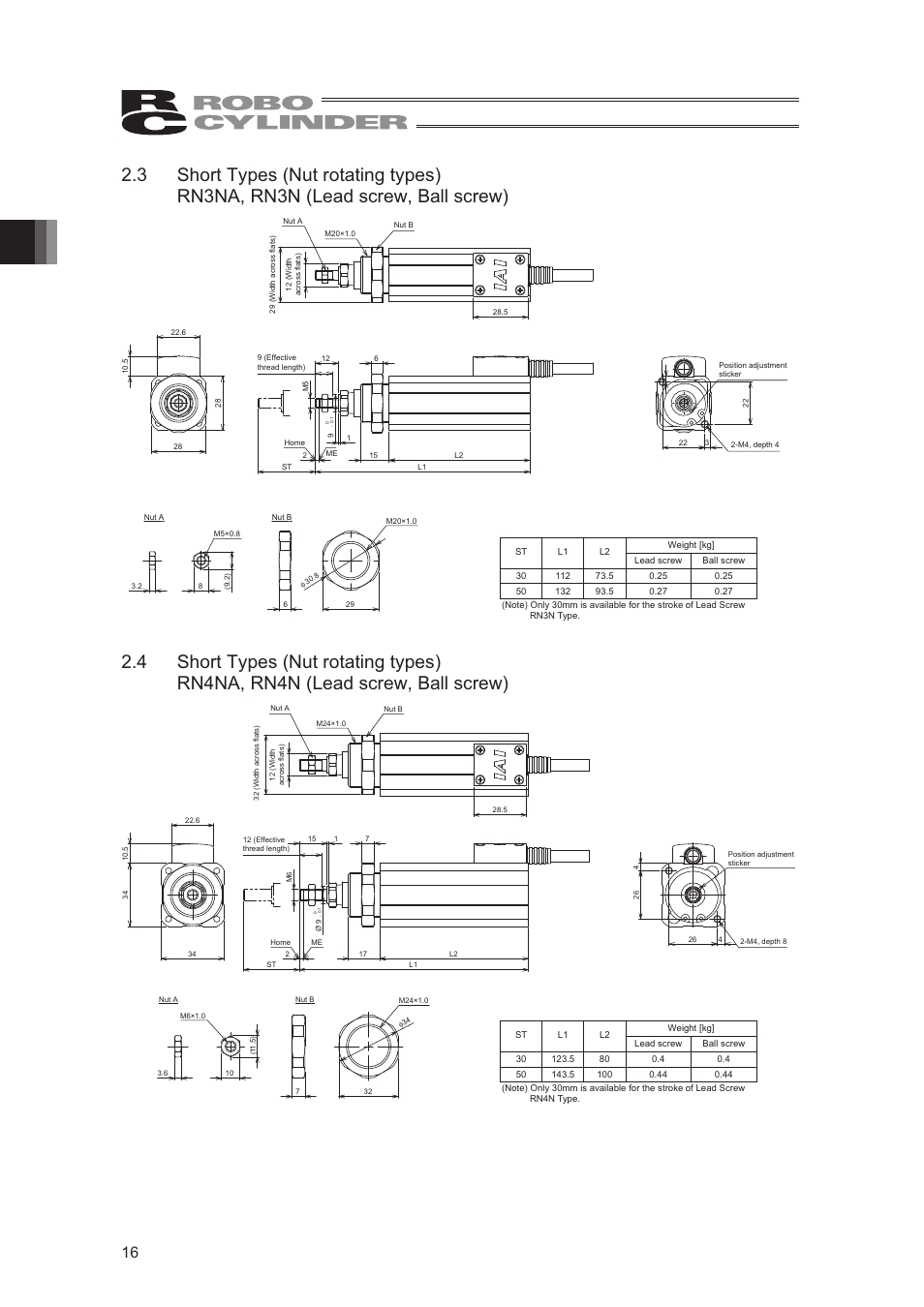 External diagrams 16 | IAI America RCA2-SD4N User Manual | Page 24 / 100