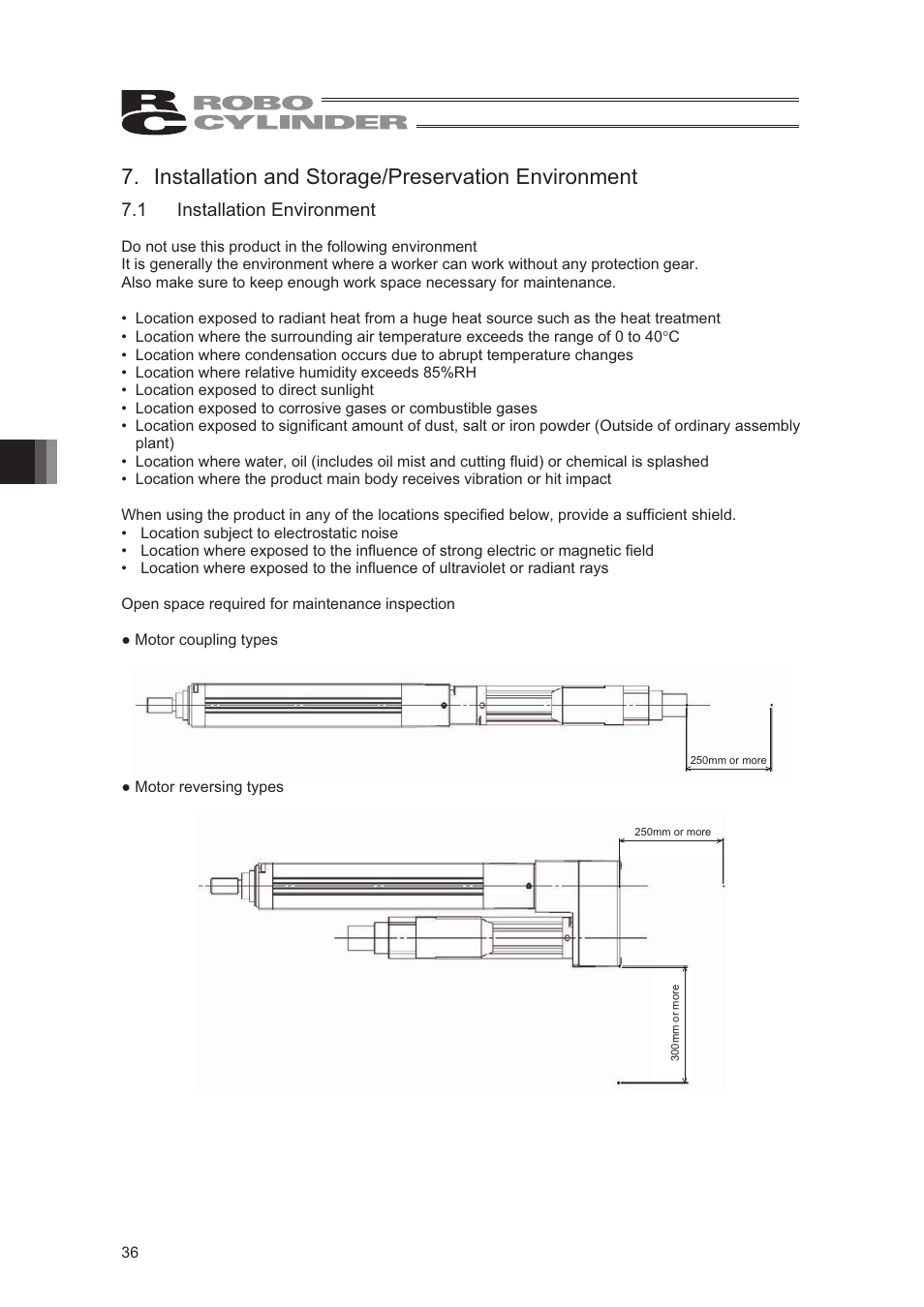 Installation and storage/preservation environment, 1 installation environment | IAI America RCA2-SD4N User Manual | Page 44 / 100