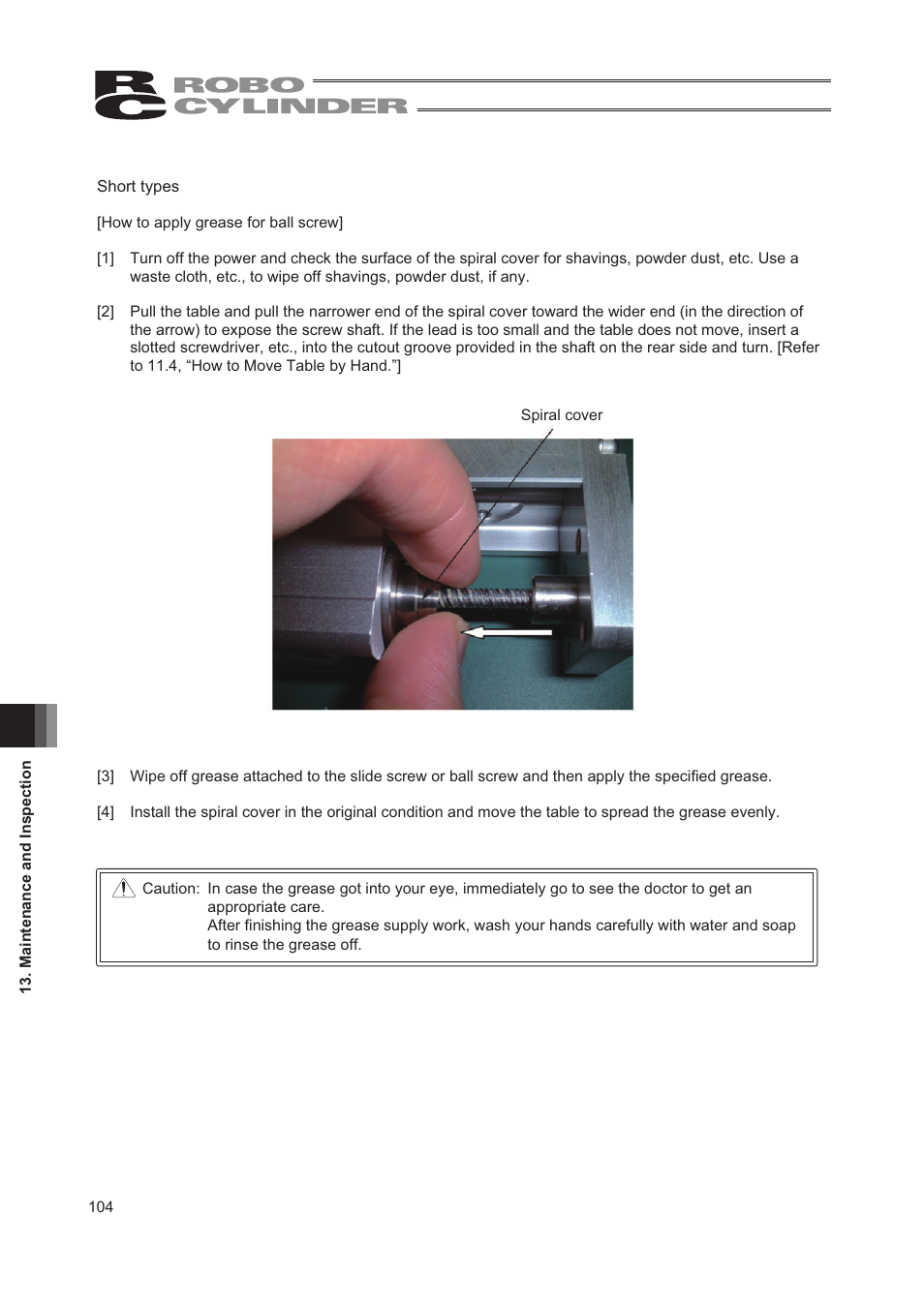 IAI America RCA2-TW4N User Manual | Page 112 / 134