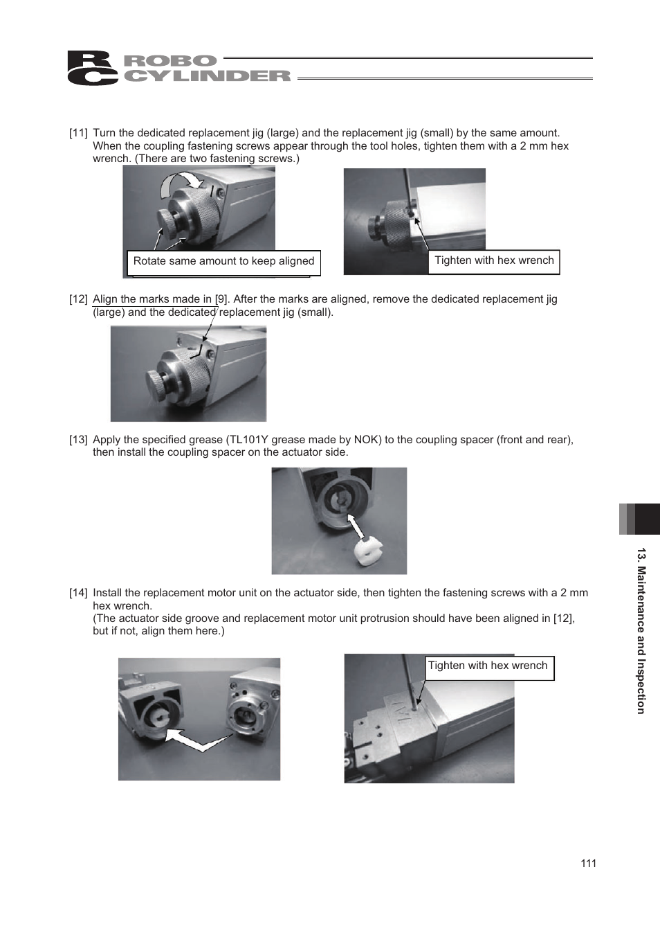 IAI America RCA2-TW4N User Manual | Page 119 / 134