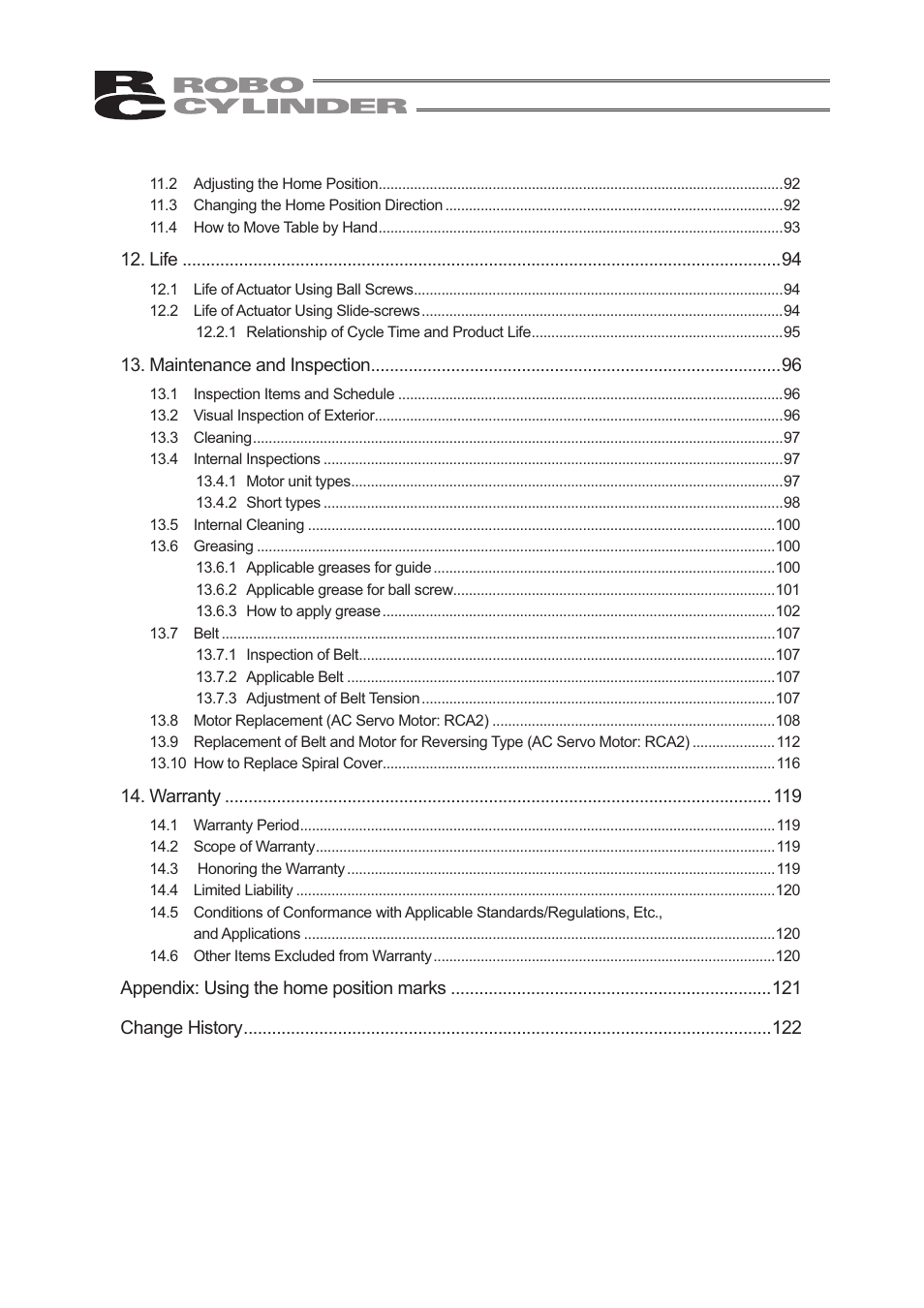 IAI America RCA2-TW4N User Manual | Page 7 / 134