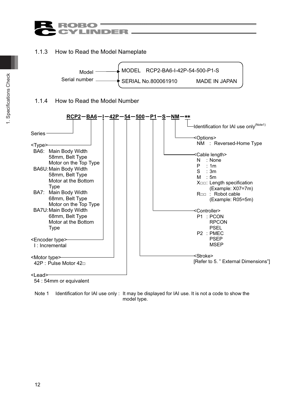 IAI America RCP2-BA7U User Manual | Page 18 / 72