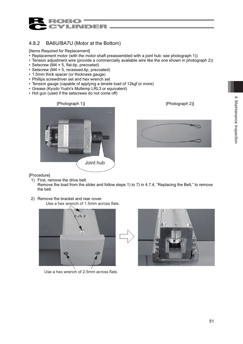 IAI America RCP2-BA7U User Manual | Page 57 / 72