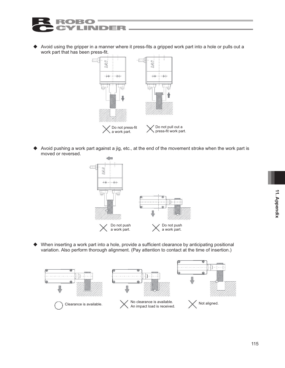 IAI America RCP2W-GRLS User Manual | Page 125 / 130