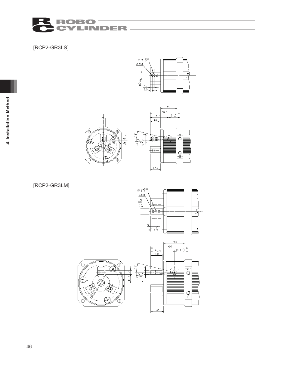 Rcp2-gr3ls] [rcp2-gr3lm | IAI America RCP2W-GRLS User Manual | Page 56 / 130