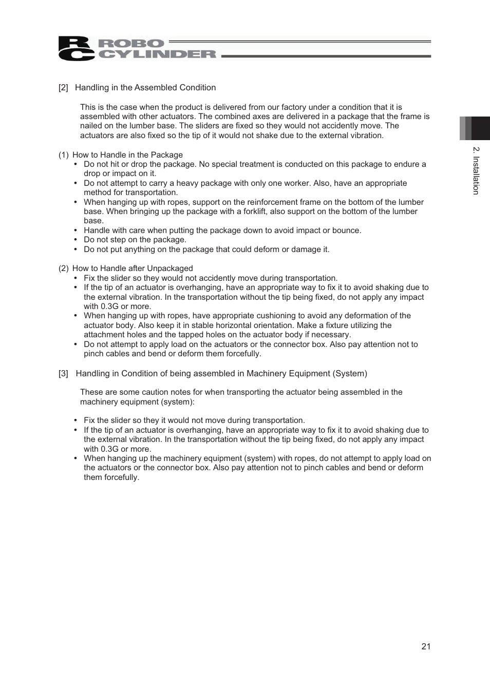 IAI America RCP2W-SA16C User Manual | Page 27 / 46