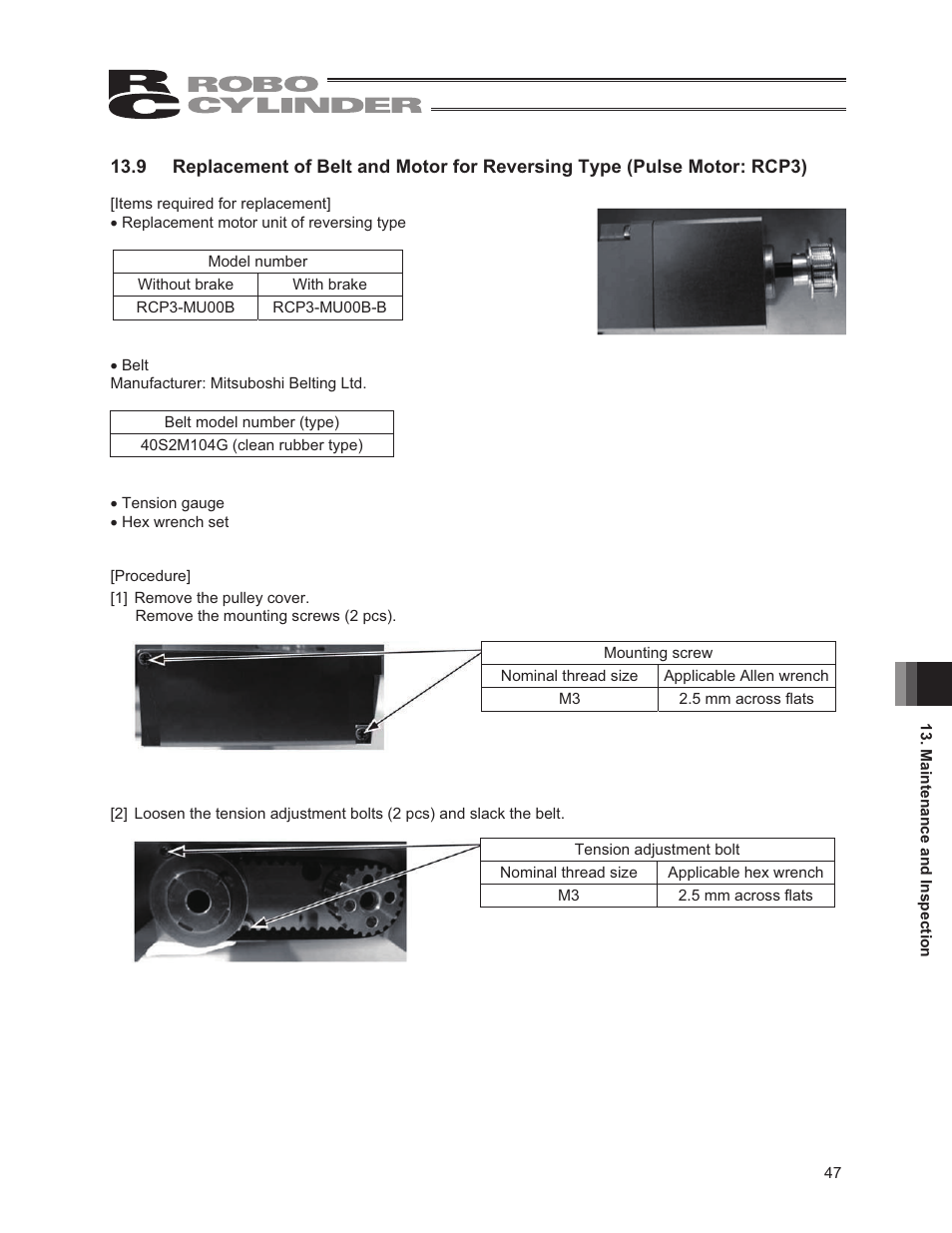 IAI America RCP3-RA2BR User Manual | Page 53 / 60