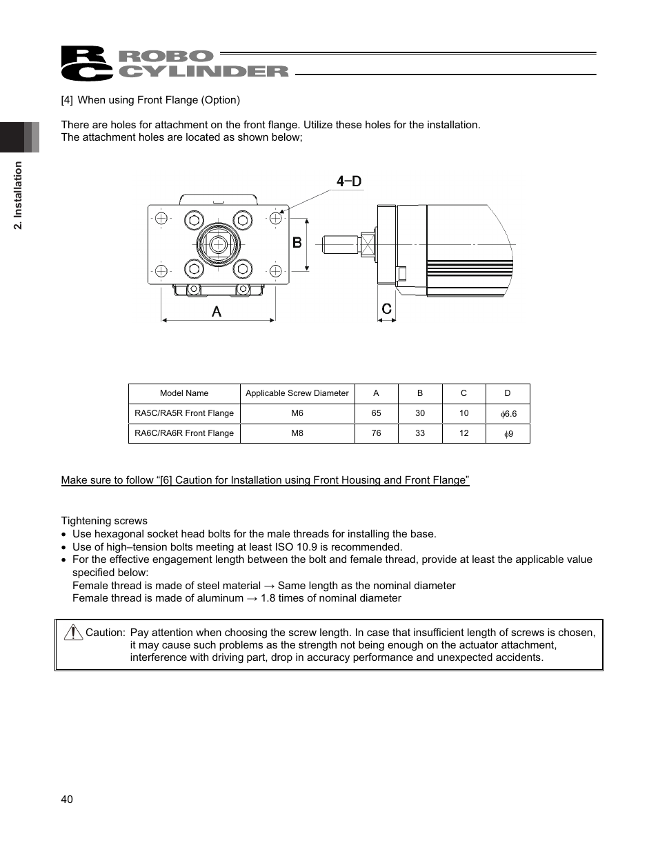 IAI America RCP4-RA6R User Manual | Page 46 / 82