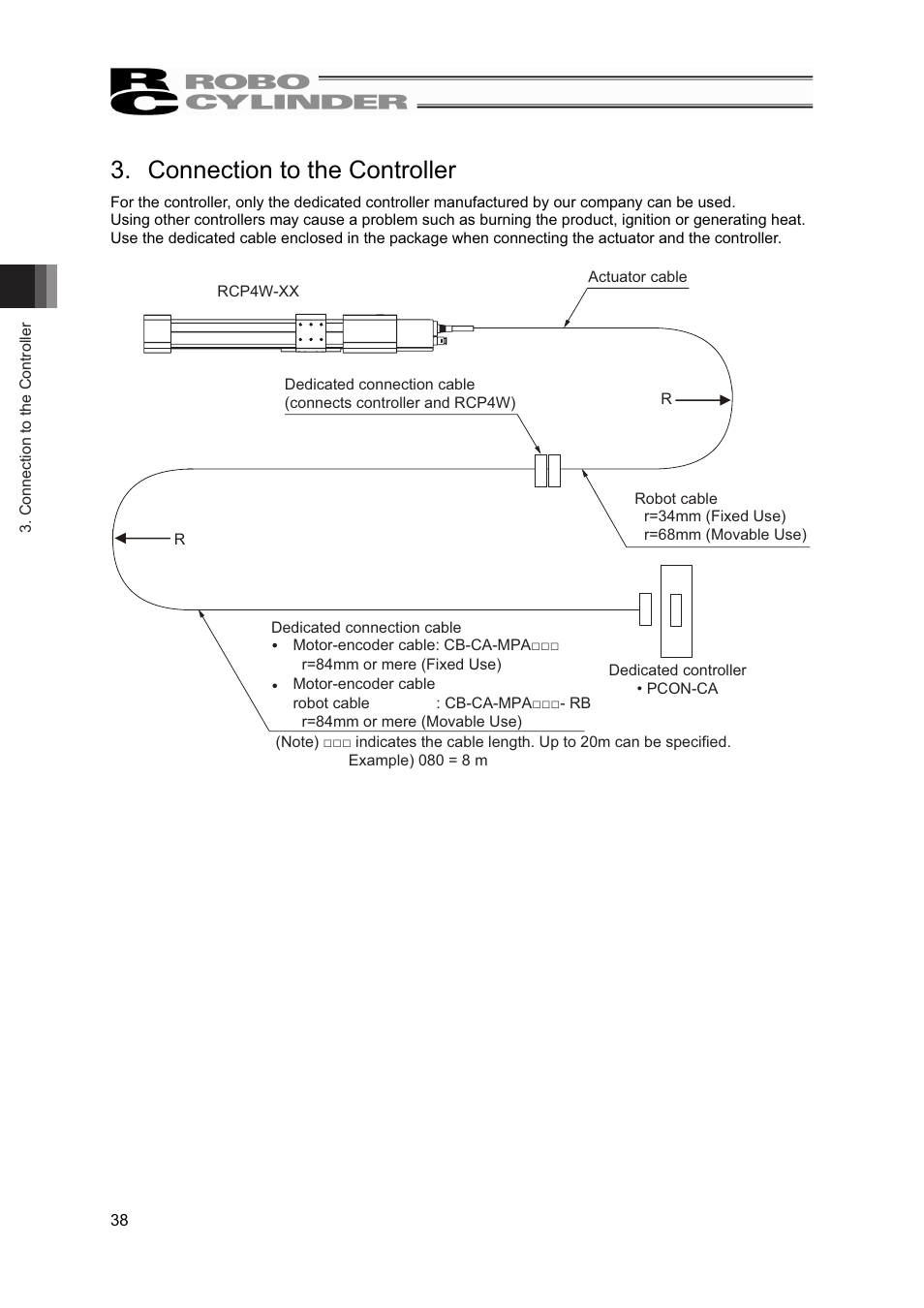 Connection to the controller | IAI America RCP4W User Manual | Page 44 / 96