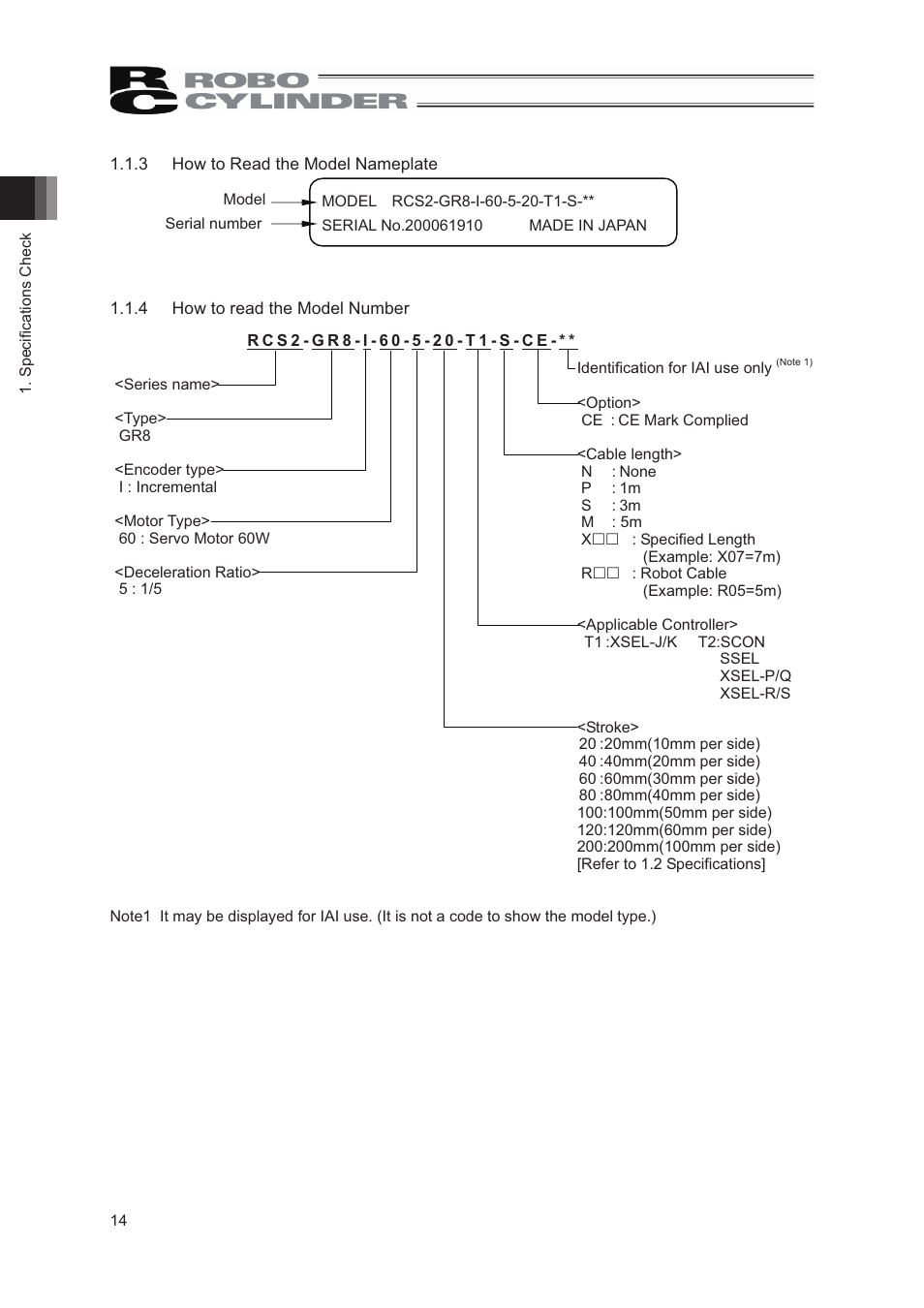 IAI America RCS2-GR8 User Manual | Page 20 / 46