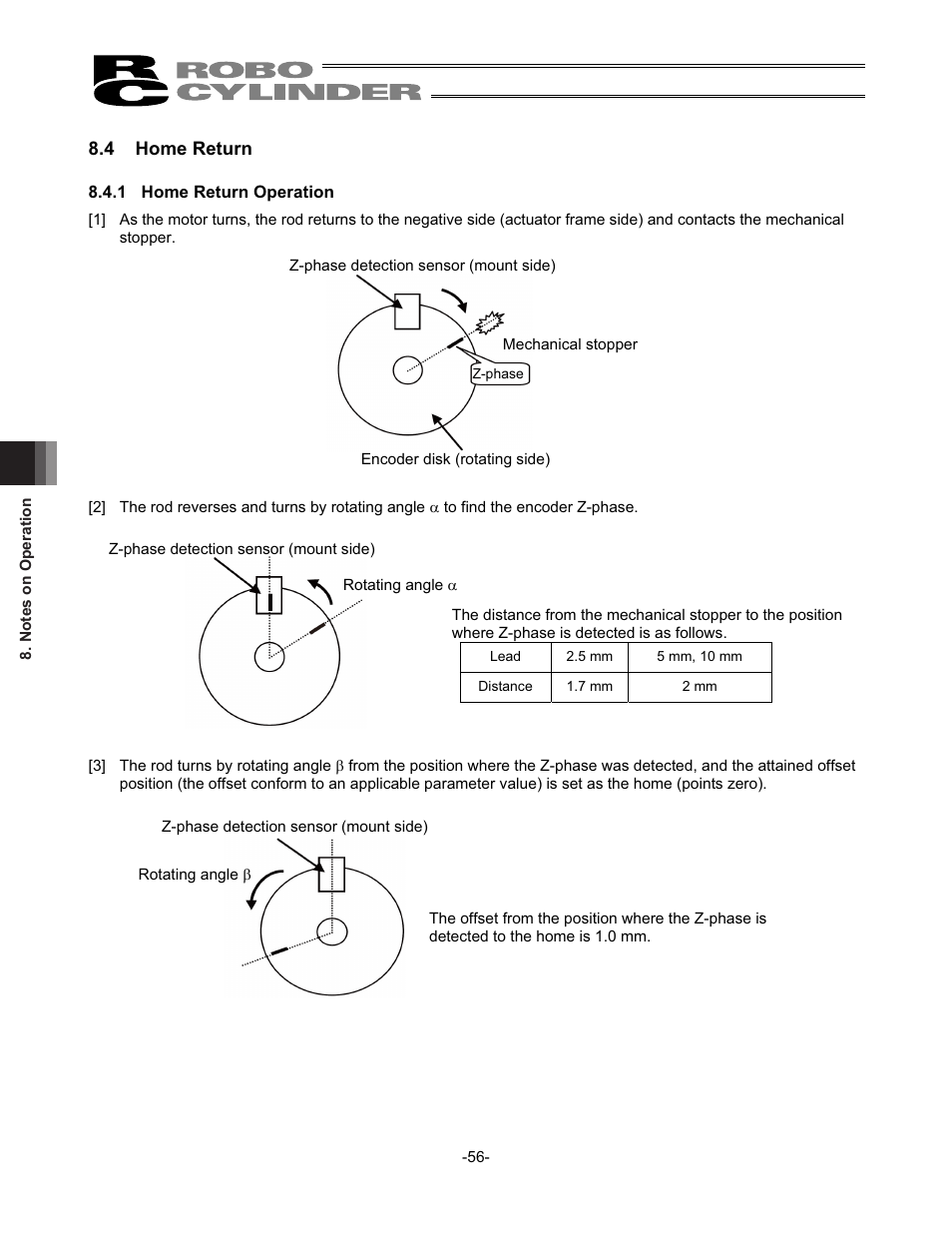 4 home return | IAI America RCS2-SD5N User Manual | Page 62 / 80