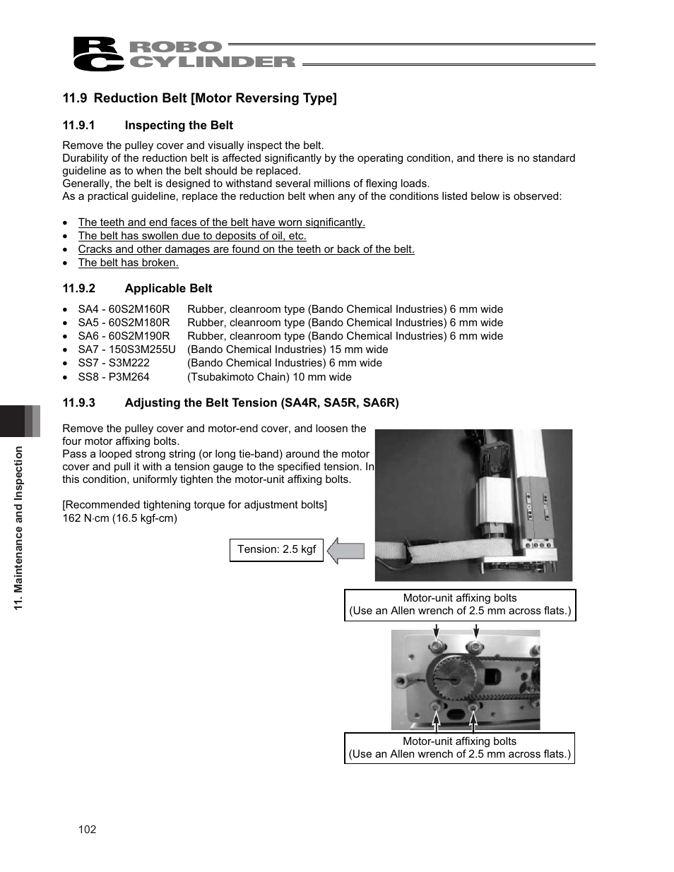 9 reduction belt [motor reversing type | IAI America RCS3PCR-SS8C User Manual | Page 110 / 258