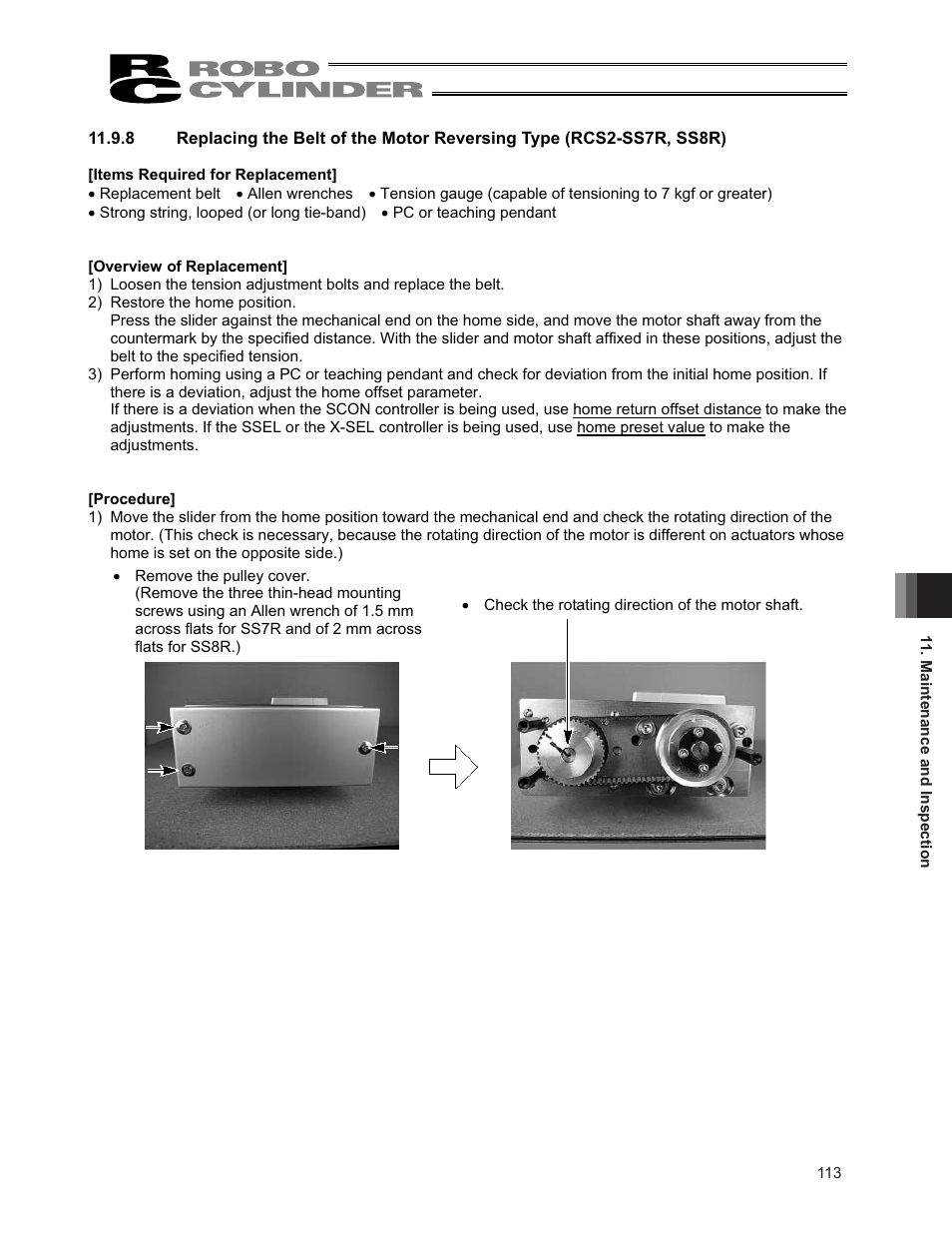 IAI America RCS3PCR-SS8C User Manual | Page 121 / 258