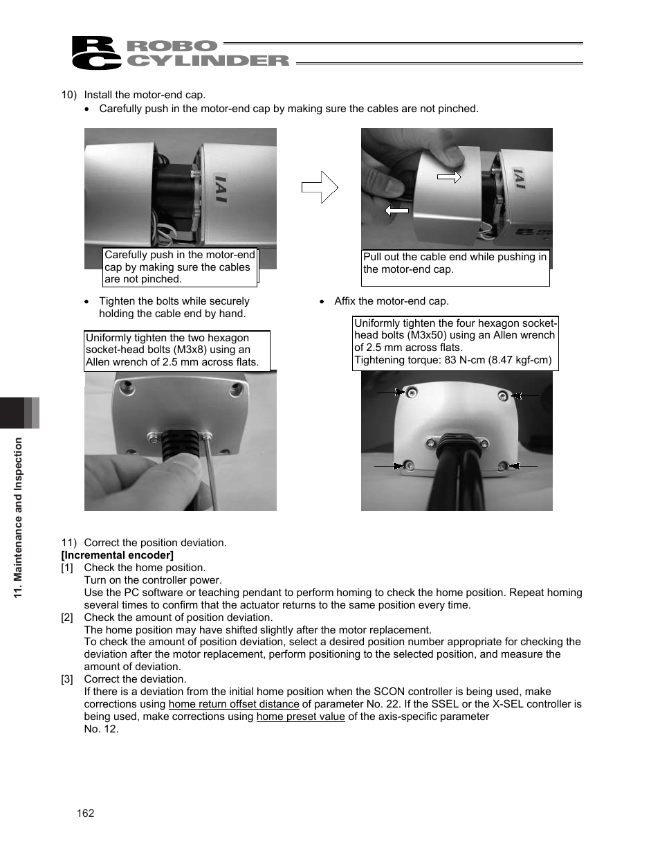 IAI America RCS3PCR-SS8C User Manual | Page 170 / 258