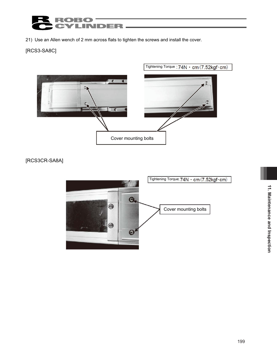 IAI America RCS3PCR-SS8C User Manual | Page 207 / 258
