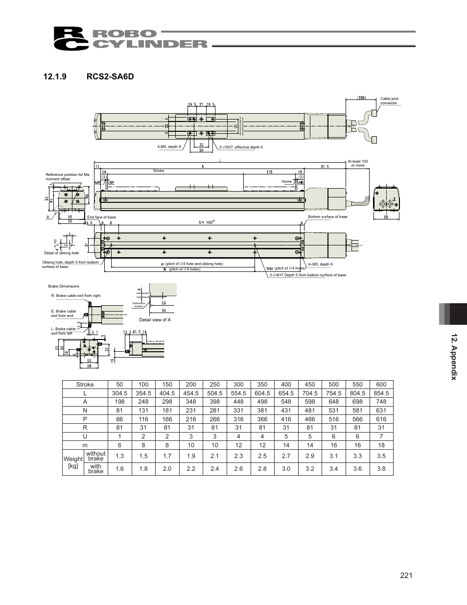 9 rcs2-sa6d | IAI America RCS3PCR-SS8C User Manual | Page 229 / 258