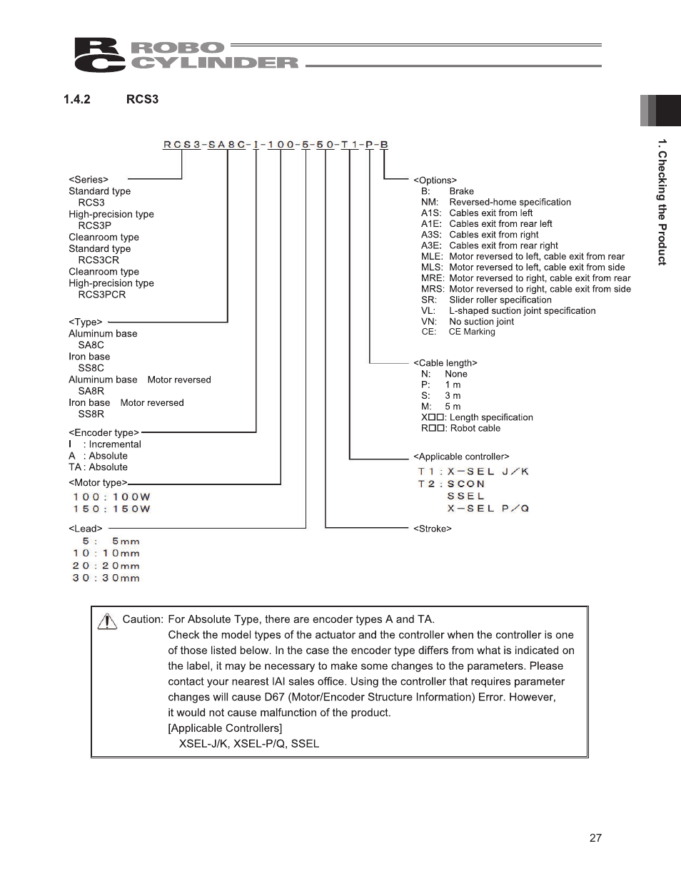 IAI America RCS3PCR-SS8C User Manual | Page 35 / 258