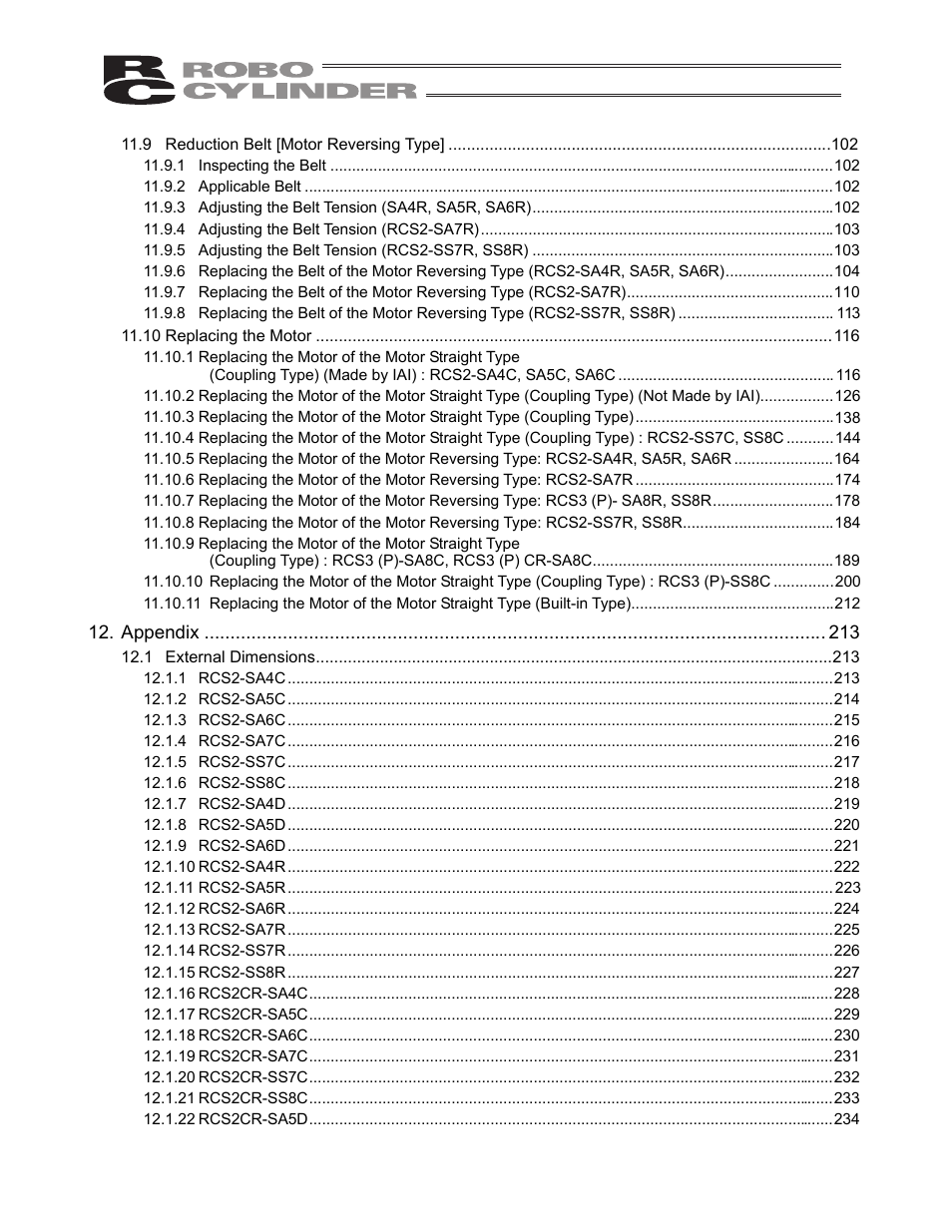 IAI America RCS3PCR-SS8C User Manual | Page 7 / 258